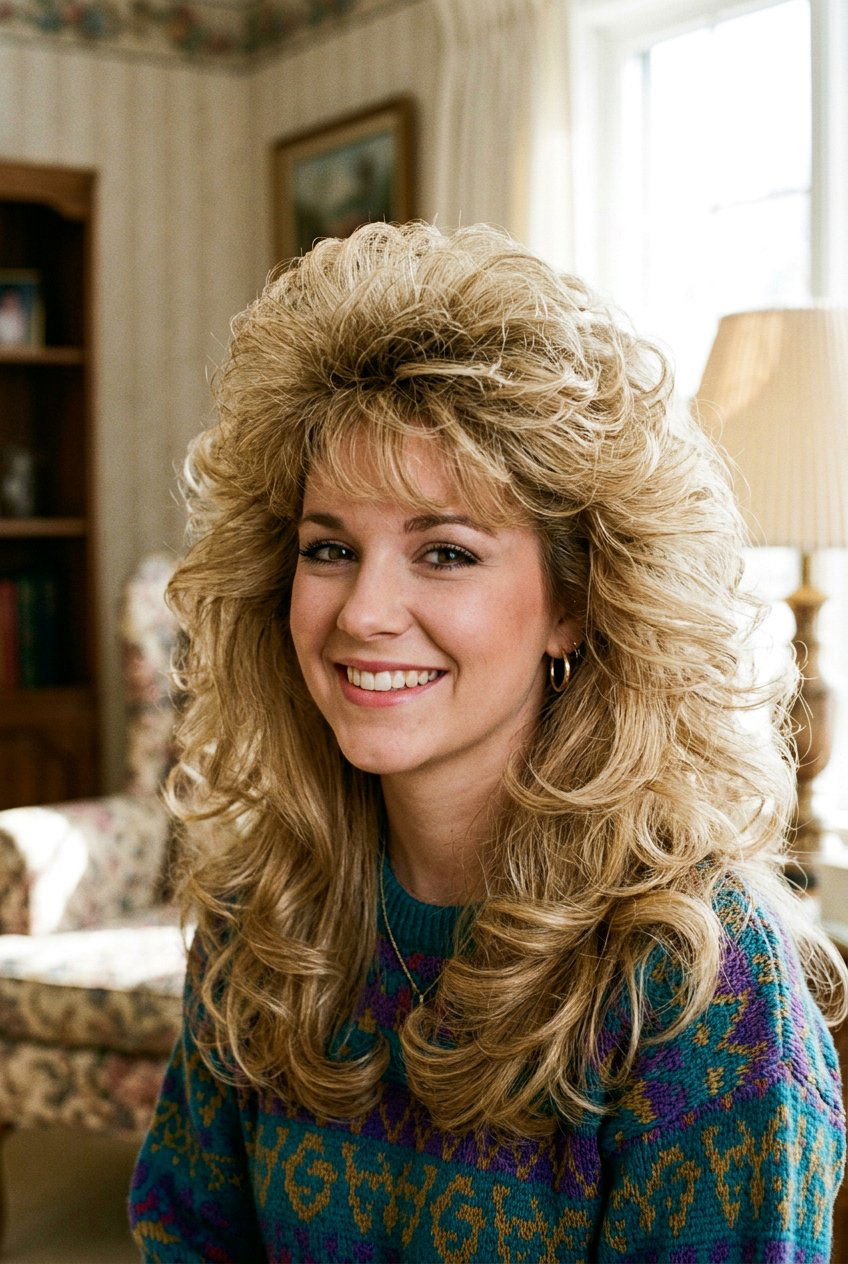 1980s feathered hair with volume - 20 1980s feathered hair - 20 1980s feathered hair