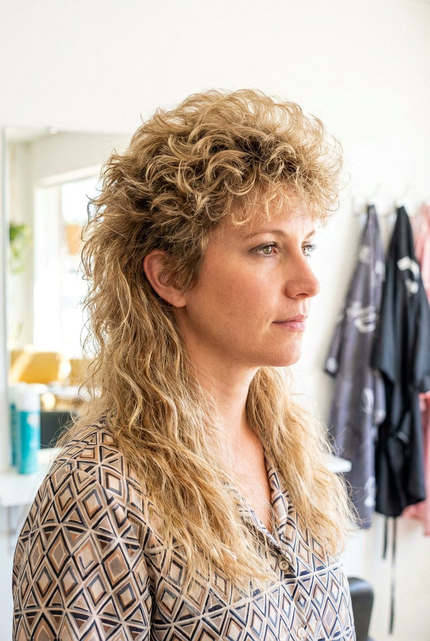 1980s feathered mullet for women - 20 1980s feathered hair - 20 1980s feathered hair