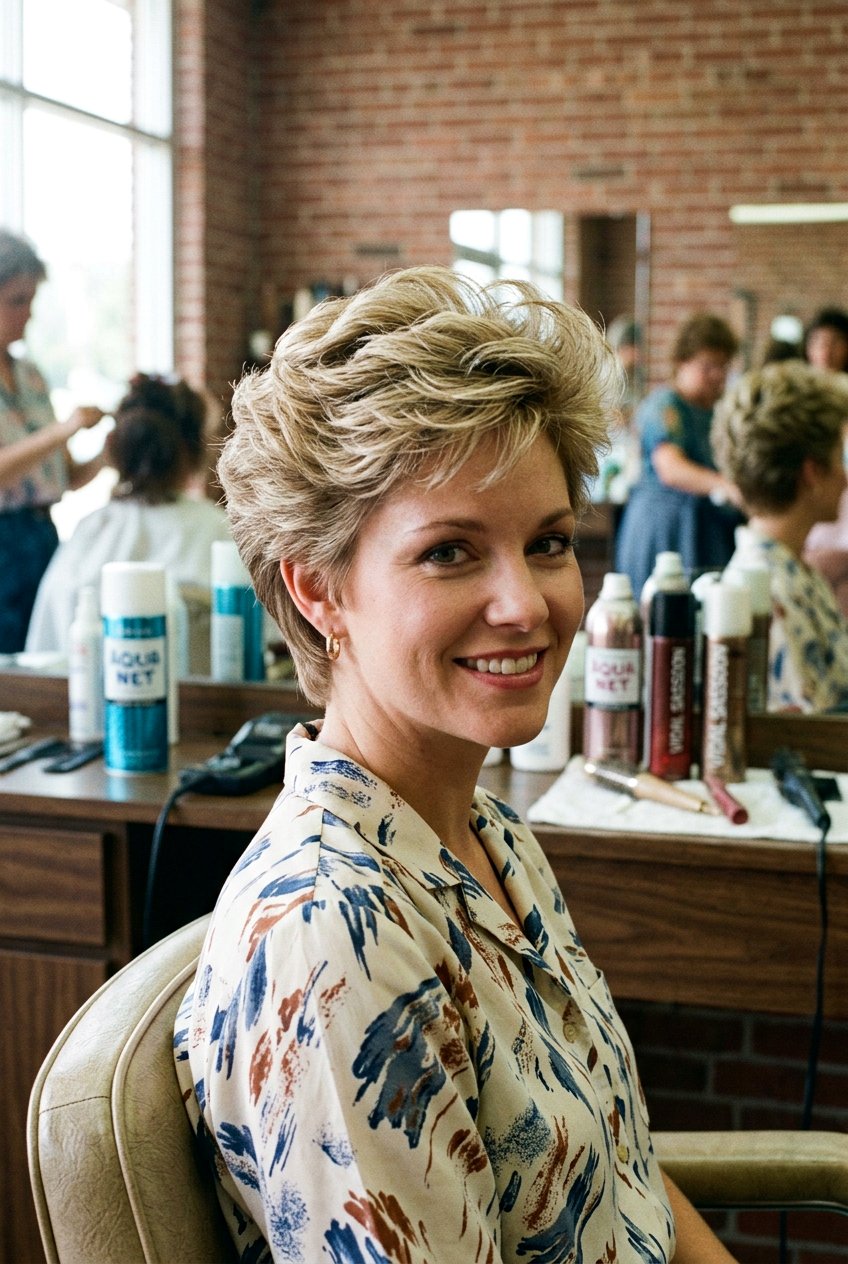 1980s feathered pixie cut - 20 1980s feathered hair - 20 1980s feathered hair