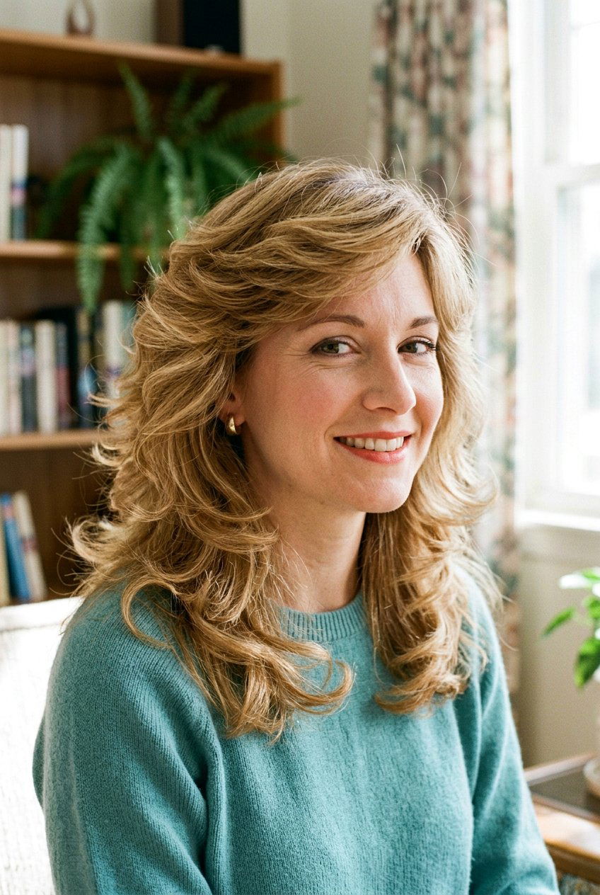 1980s medium length feathered hair - 20 1980s feathered hair - 20 1980s feathered hair