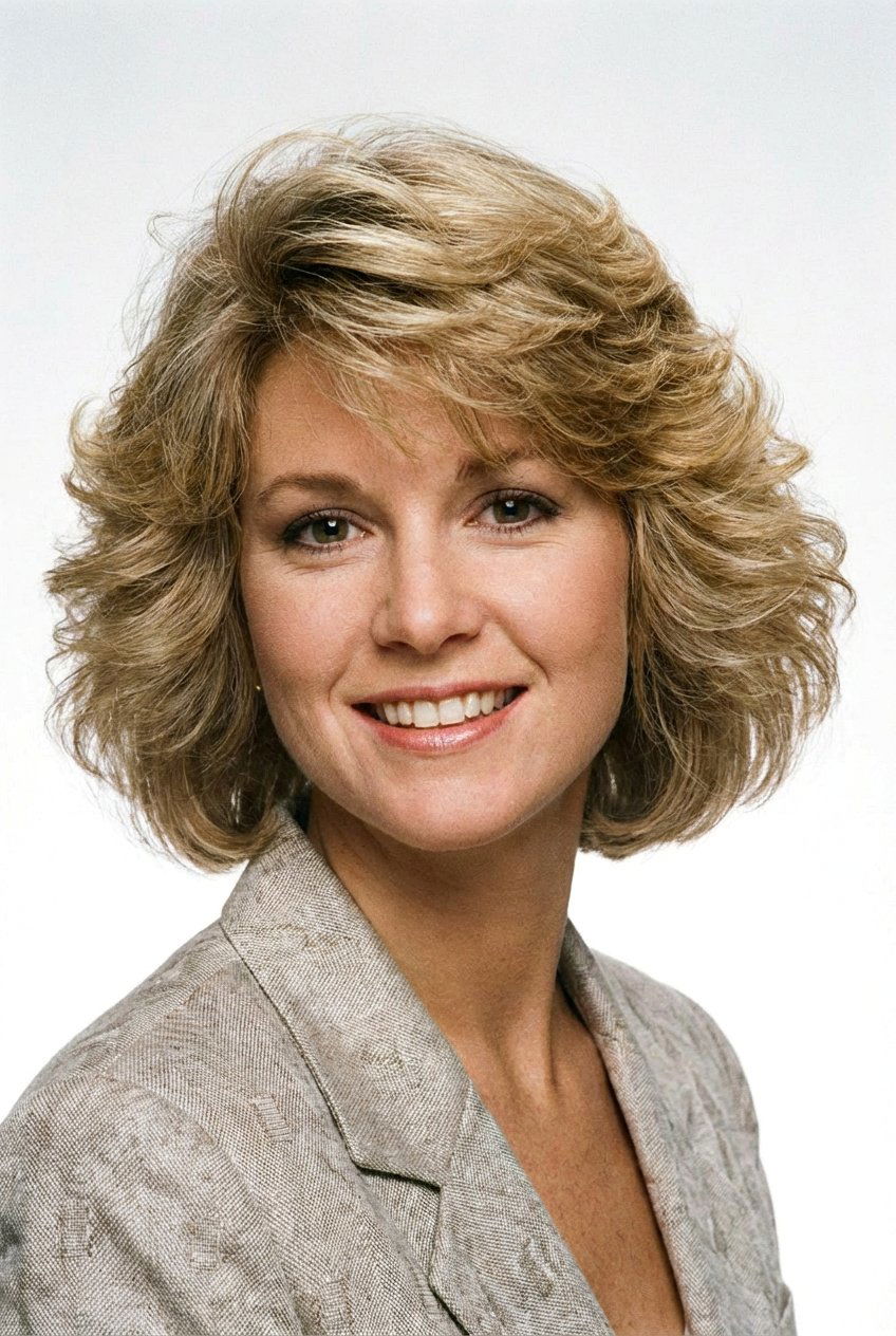 1980s short feathered bob - 20 1980s feathered hair - 20 1980s feathered hair