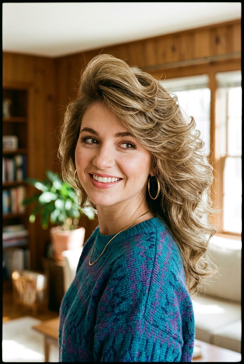 1980s side swept feathered hair - 20 1980s feathered hair - 20 1980s feathered hair