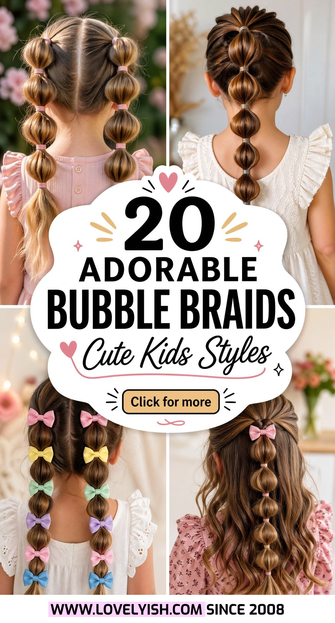 20 Adorable Bubble Braid for Little Girls Hairstyle Ideas - 20 Adorable Bubble Braid for Little Girls Hairstyle Ideas