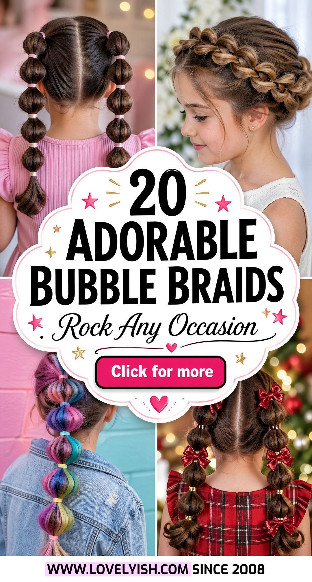 20 Adorable Bubble Braids for Girls to Rock on Any Occasion - 20 Adorable Bubble Braids for Girls to Rock on Any Occasion