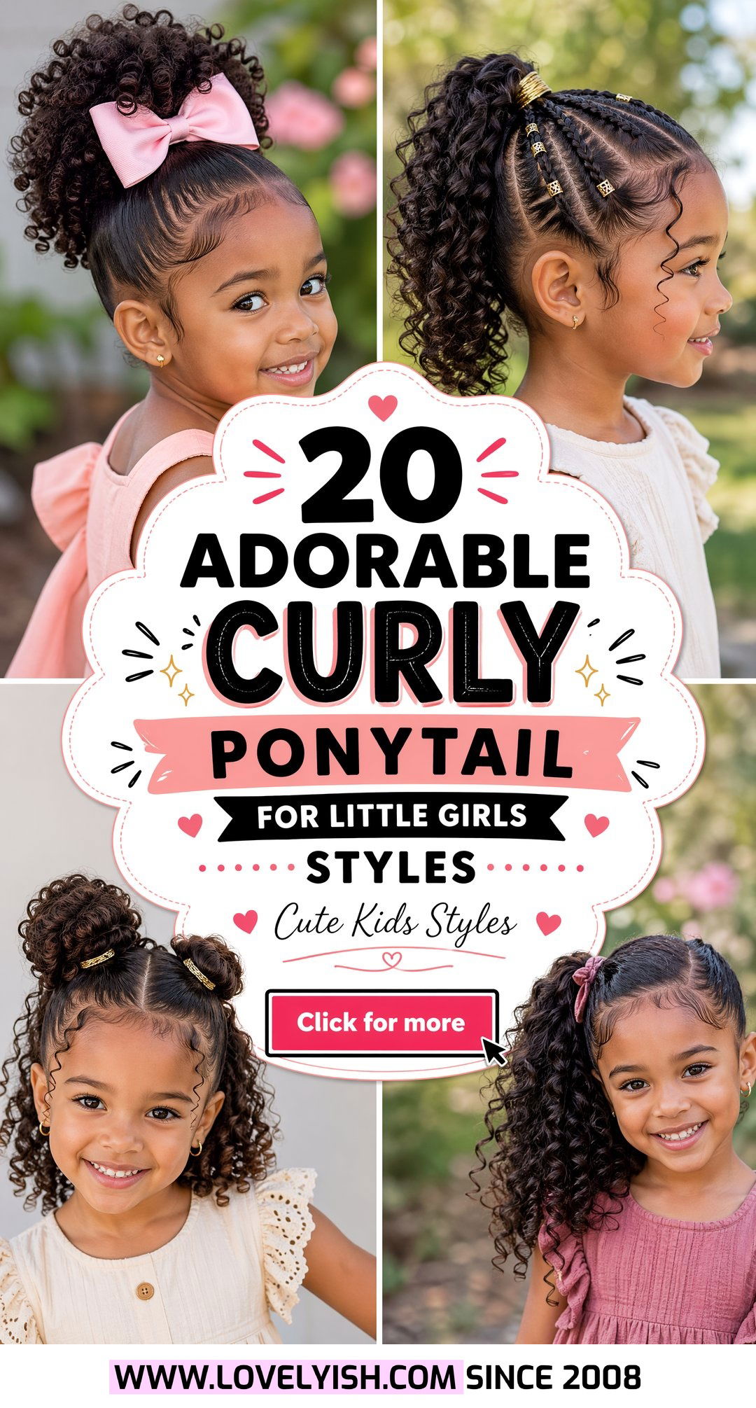 20 Adorable Curly Ponytail for Little Girls Styles to Try - 20 Adorable Curly Ponytail for Little Girls Styles to Try
