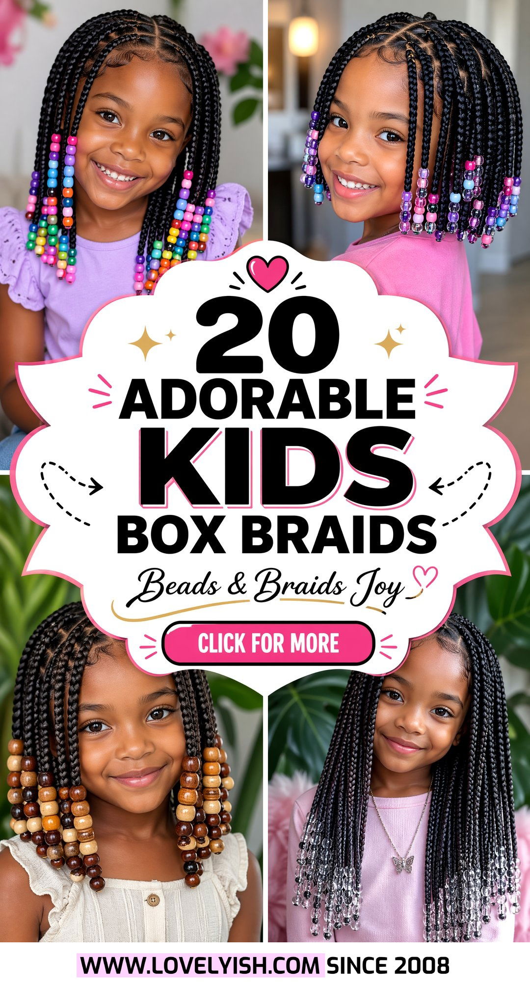 20 Adorable Kids Box Braids with Beads You Will Absolutely Love - 20 Adorable Kids Box Braids with Beads You Will Absolutely Love