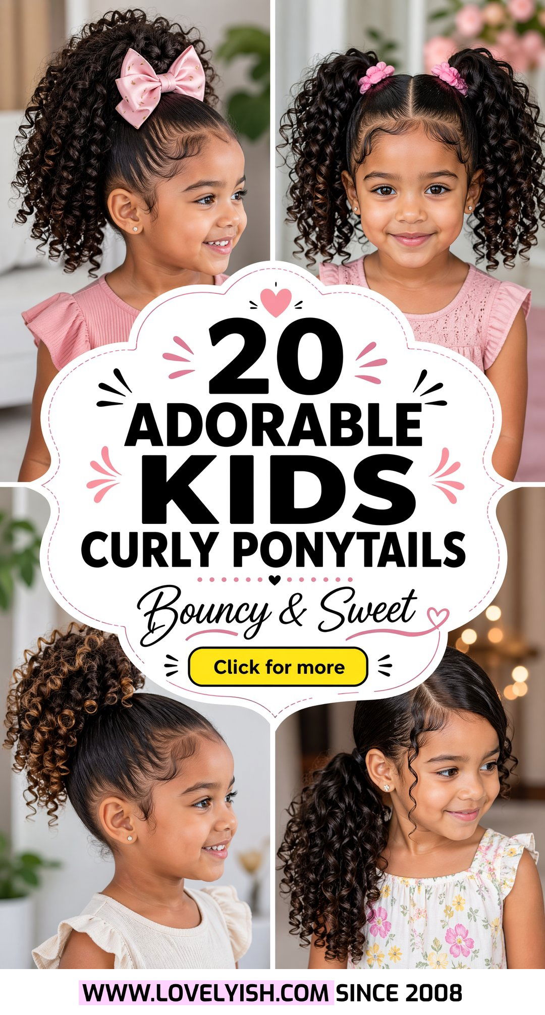 20 Adorable Kids Curly Ponytail Hairstyles to Try Right Now - 20 Adorable Kids Curly Ponytail Hairstyles to Try Right Now