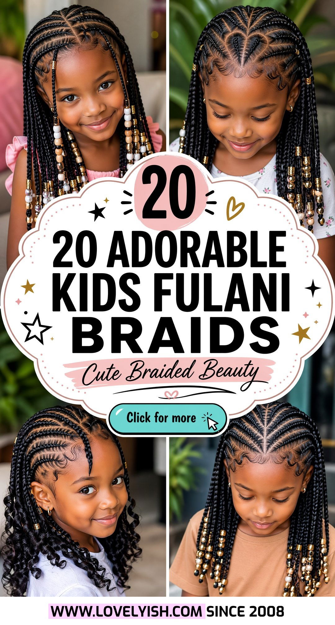 20 Adorable Kids Fulani Braids Styles for Your Little One - 20 Adorable Kids Fulani Braids Styles for Your Little One