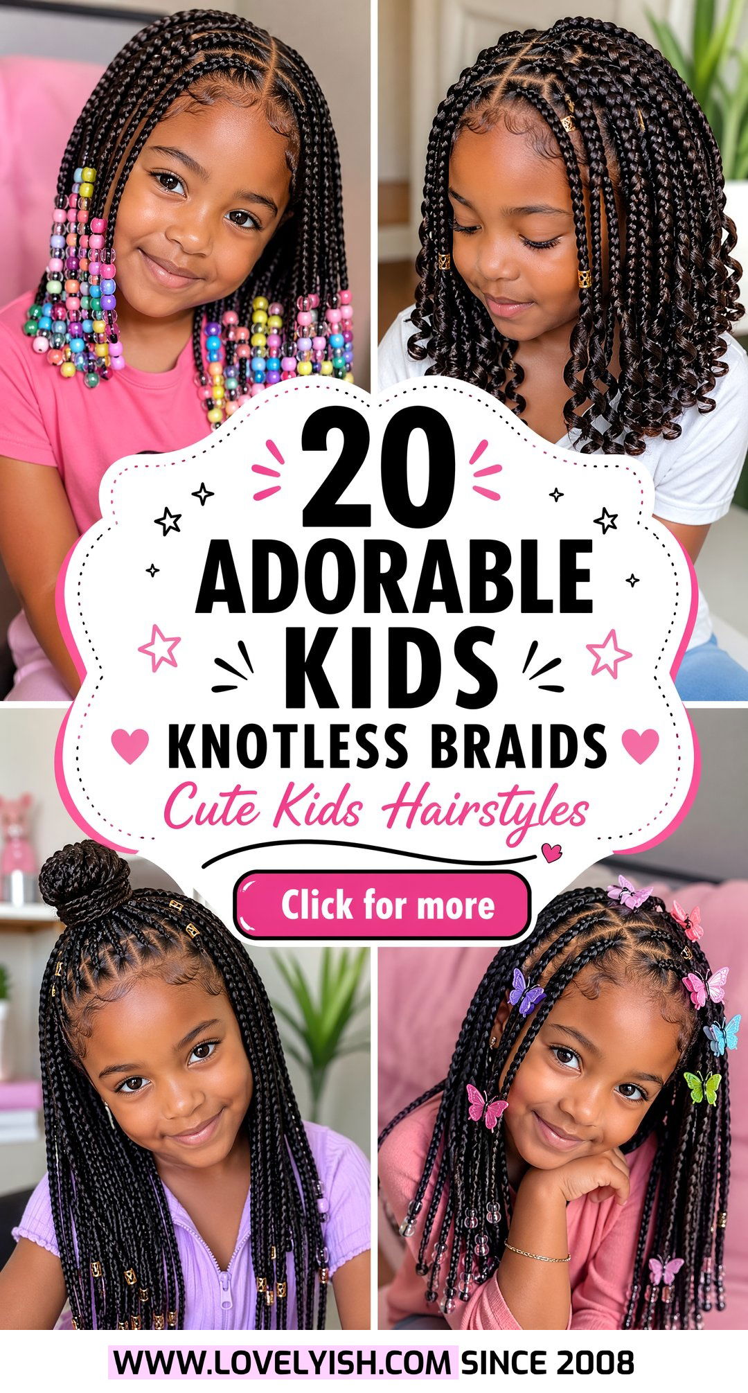 20 Adorable Kids Knotless Braids Styles for Your Little One - 20 Adorable Kids Knotless Braids Styles for Your Little One