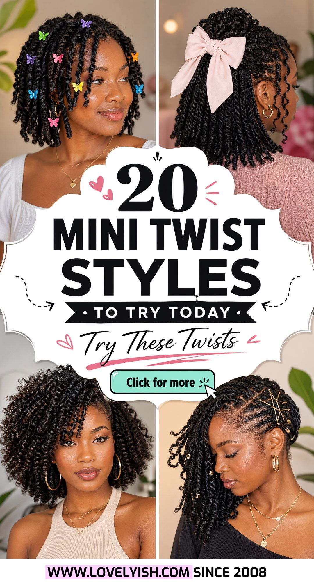 20 Adorable Little Girls Mini Twist Styles To Try Today! - 20 Adorable Little Girls Mini Twist Styles To Try Today!