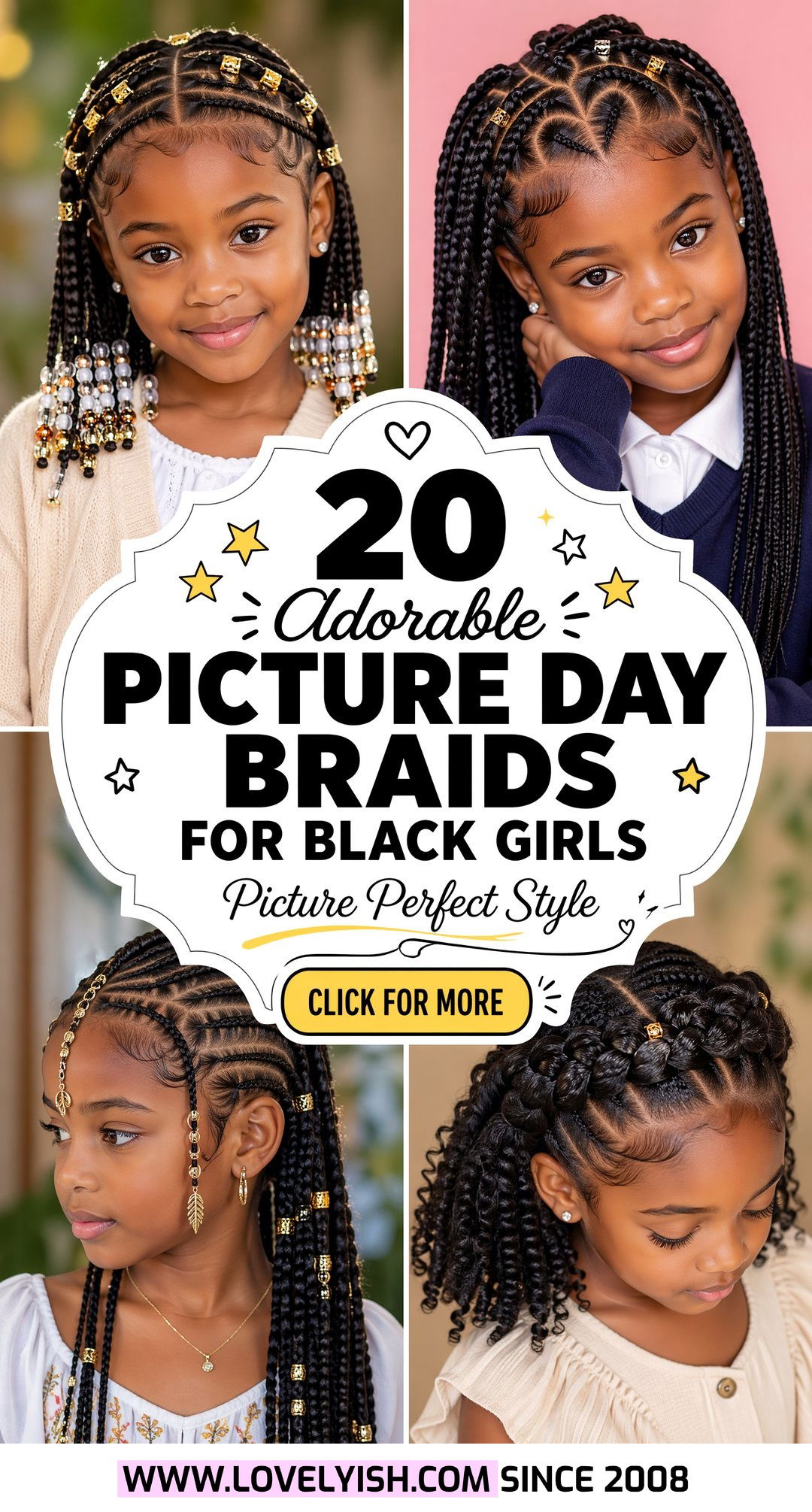 20 Adorable Picture Day Braids For Black Girls To Wear Now - 20 Adorable Picture Day Braids For Black Girls To Wear Now