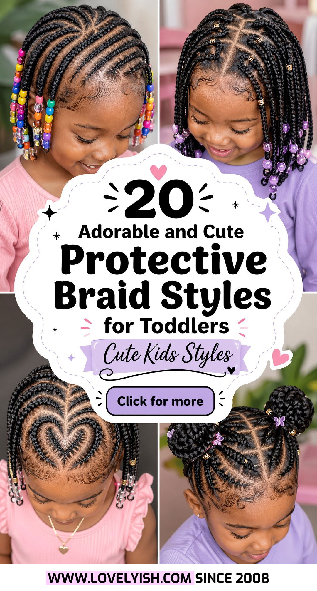 20 Adorable and Cute Protective Braid Styles for Toddlers - 20 Adorable and Cute Protective Braid Styles for Toddlers