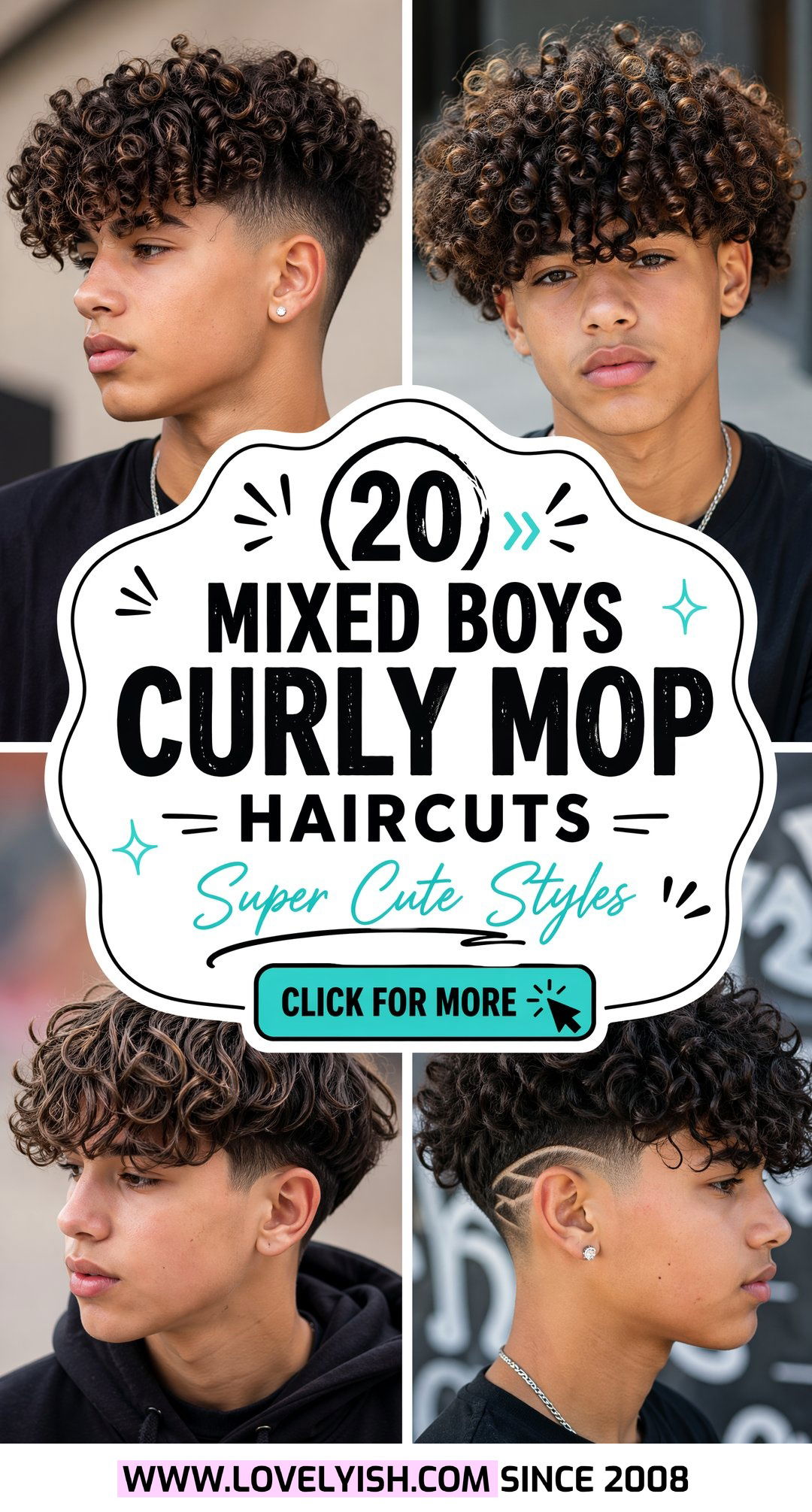 20 Adorable and Trendy Mixed Boys Curly Mop Haircut Ideas - 20 Adorable and Trendy Mixed Boys Curly Mop Haircut Ideas