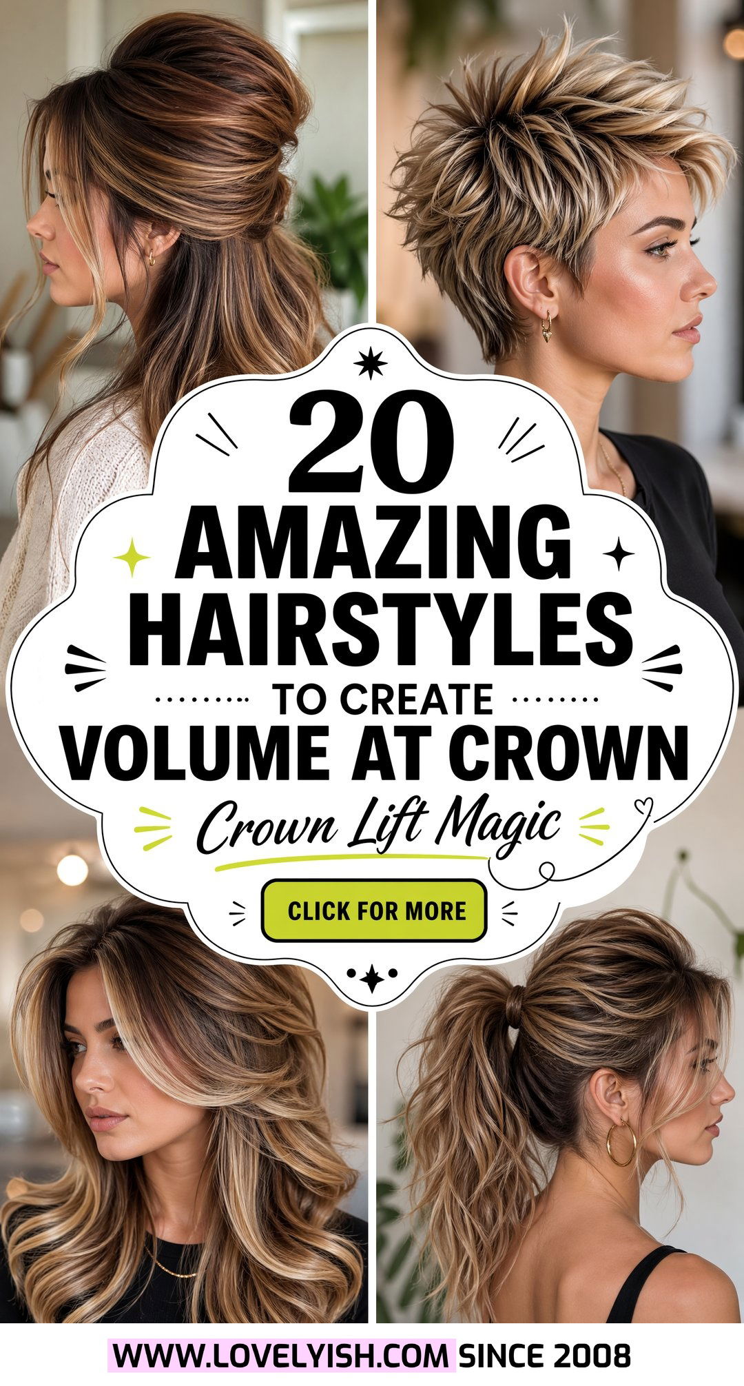 20 Amazing Hairstyle To Create Volume At Crown For Fine Hair - 20 Amazing Hairstyle To Create Volume At Crown For Fine Hair