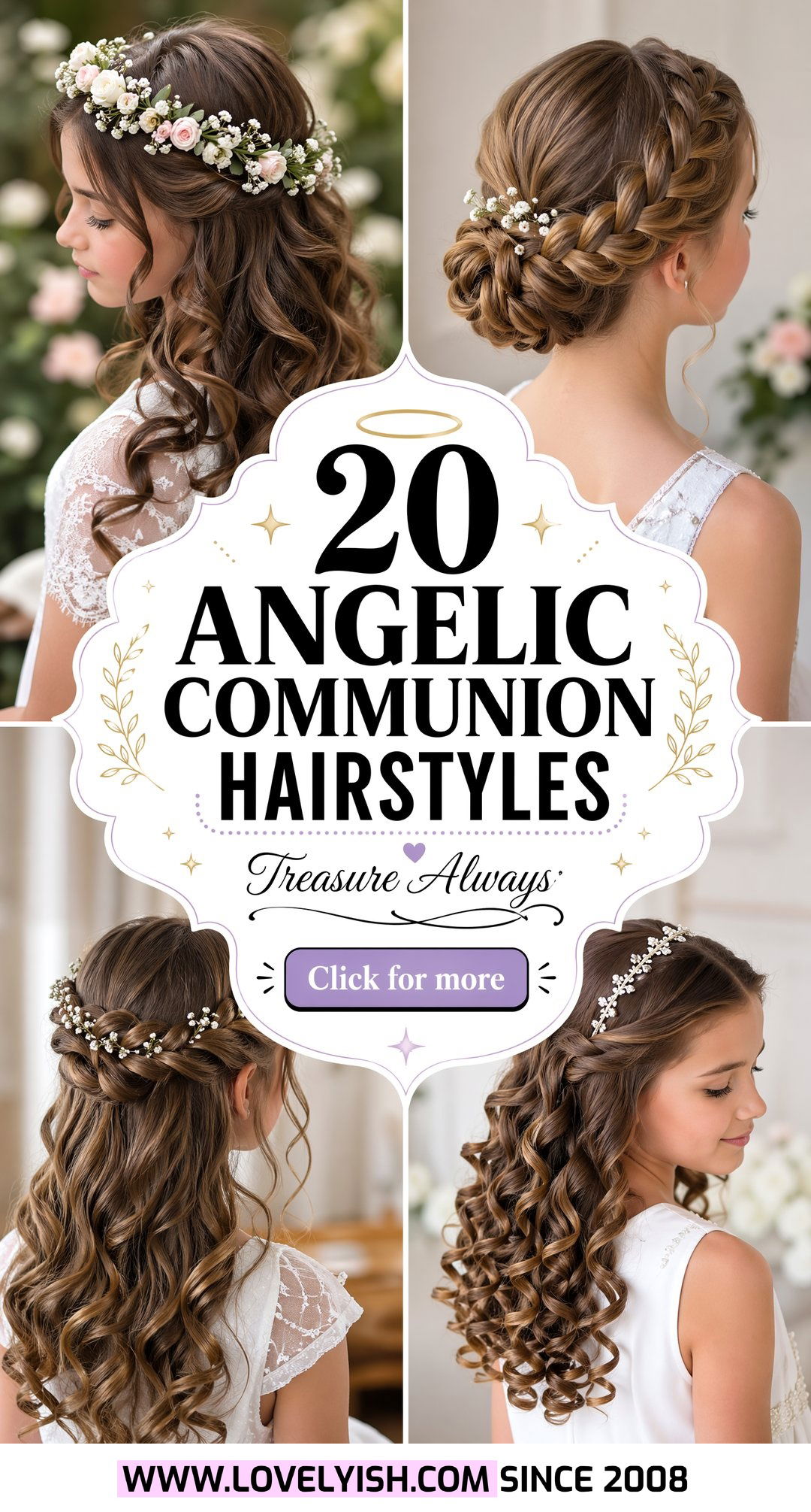 20 Angelic Communion Hairstyles for Girls to Treasure Always - 20 Angelic Communion Hairstyles for Girls to Treasure Always