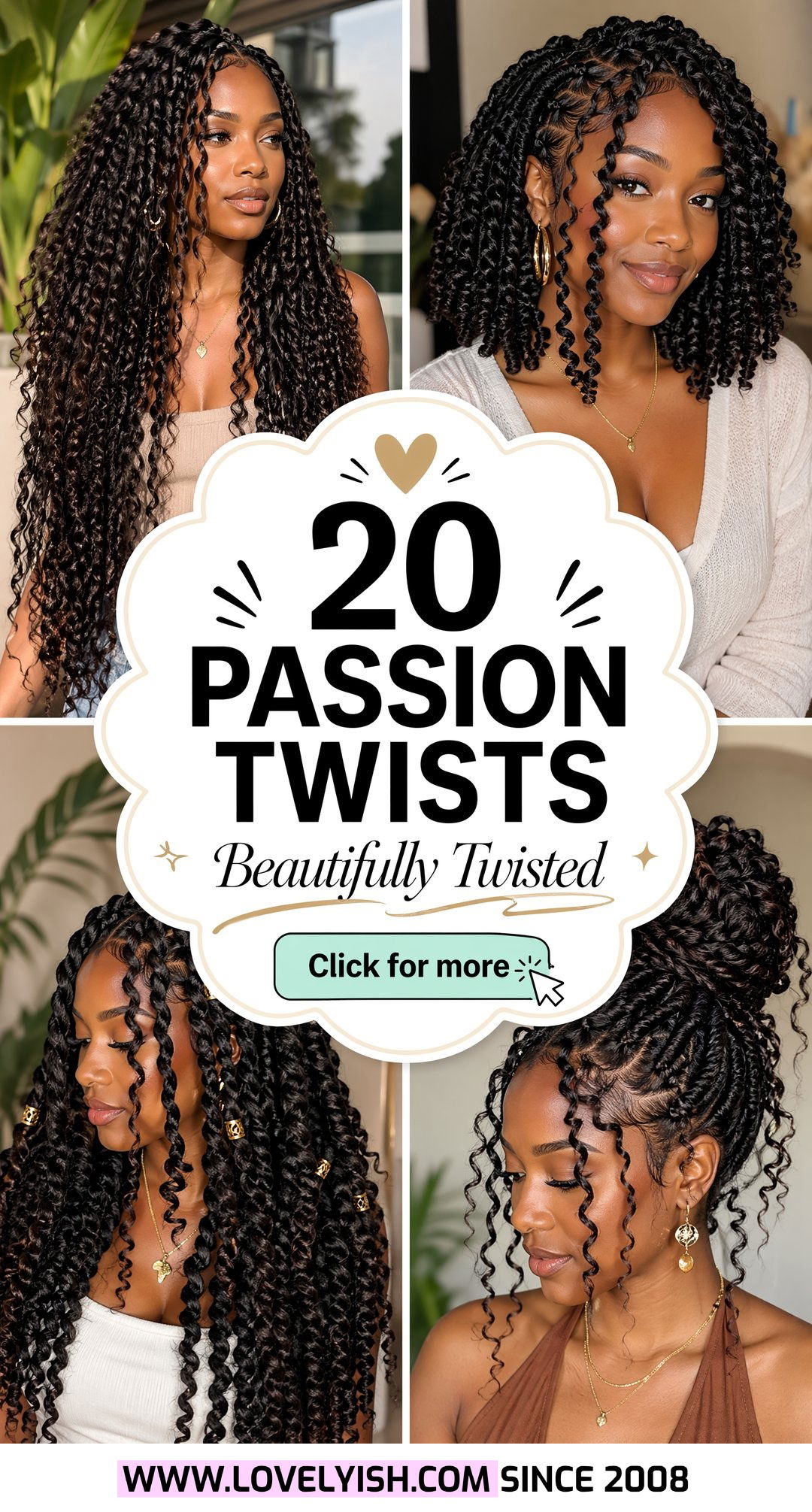 20 Beautiful Black Women Passion Twist Ideas You Need to Try - 20 Beautiful Black Women Passion Twist Ideas You Need to Try