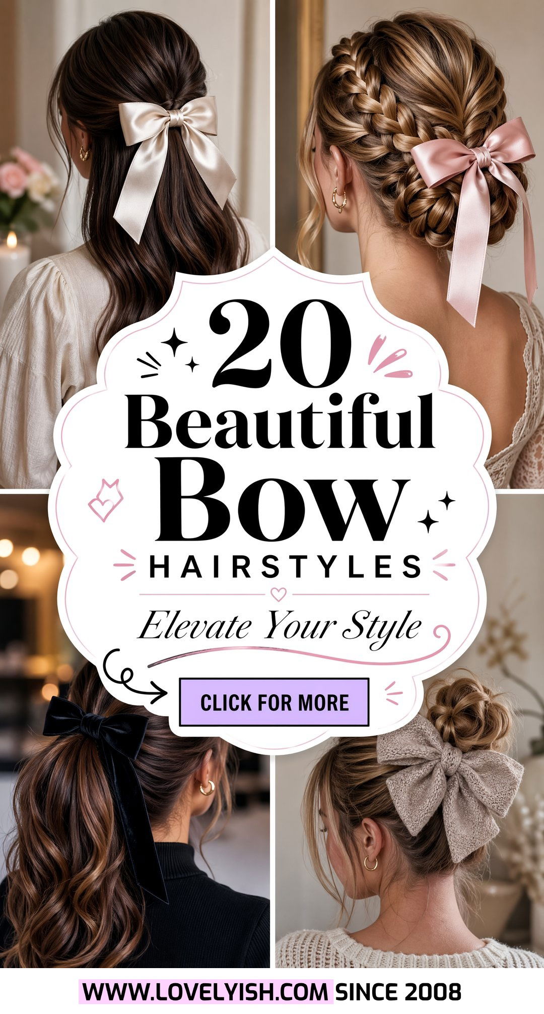 20 Beautiful Bow Hairstyles for Women to Elevate Your Look - 20 Beautiful Bow Hairstyles for Women to Elevate Your Look