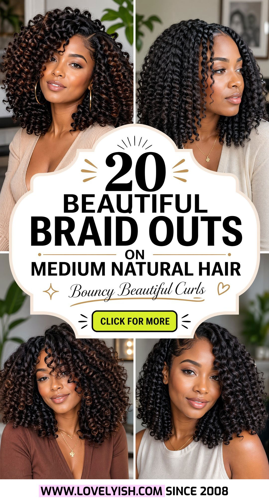 20 Beautiful Braid Out On Medium Natural Hair Ideas to Try - 20 Beautiful Braid Out On Medium Natural Hair Ideas to Try