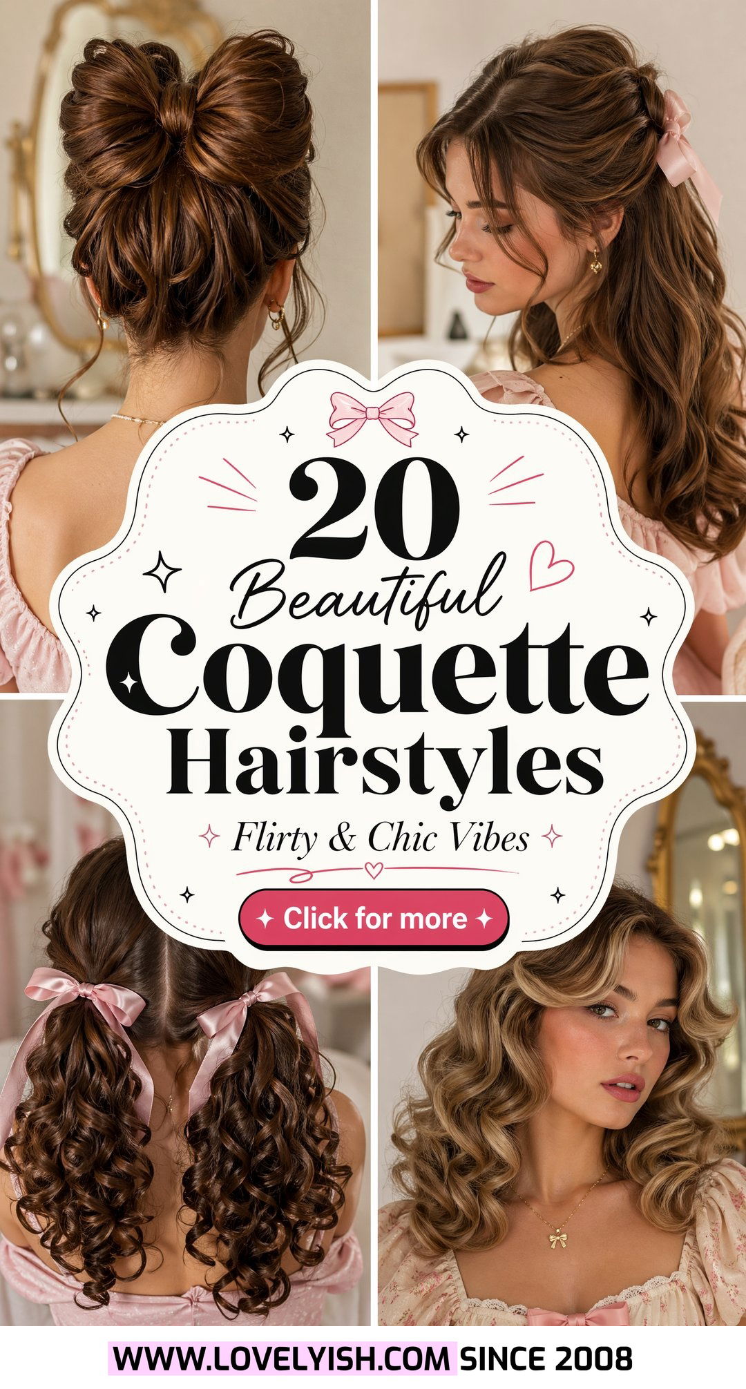 20 Beautiful Coquette Hairstyles for a Flirty Chic Vibe - 20 Beautiful Coquette Hairstyles for a Flirty, Chic Vibe