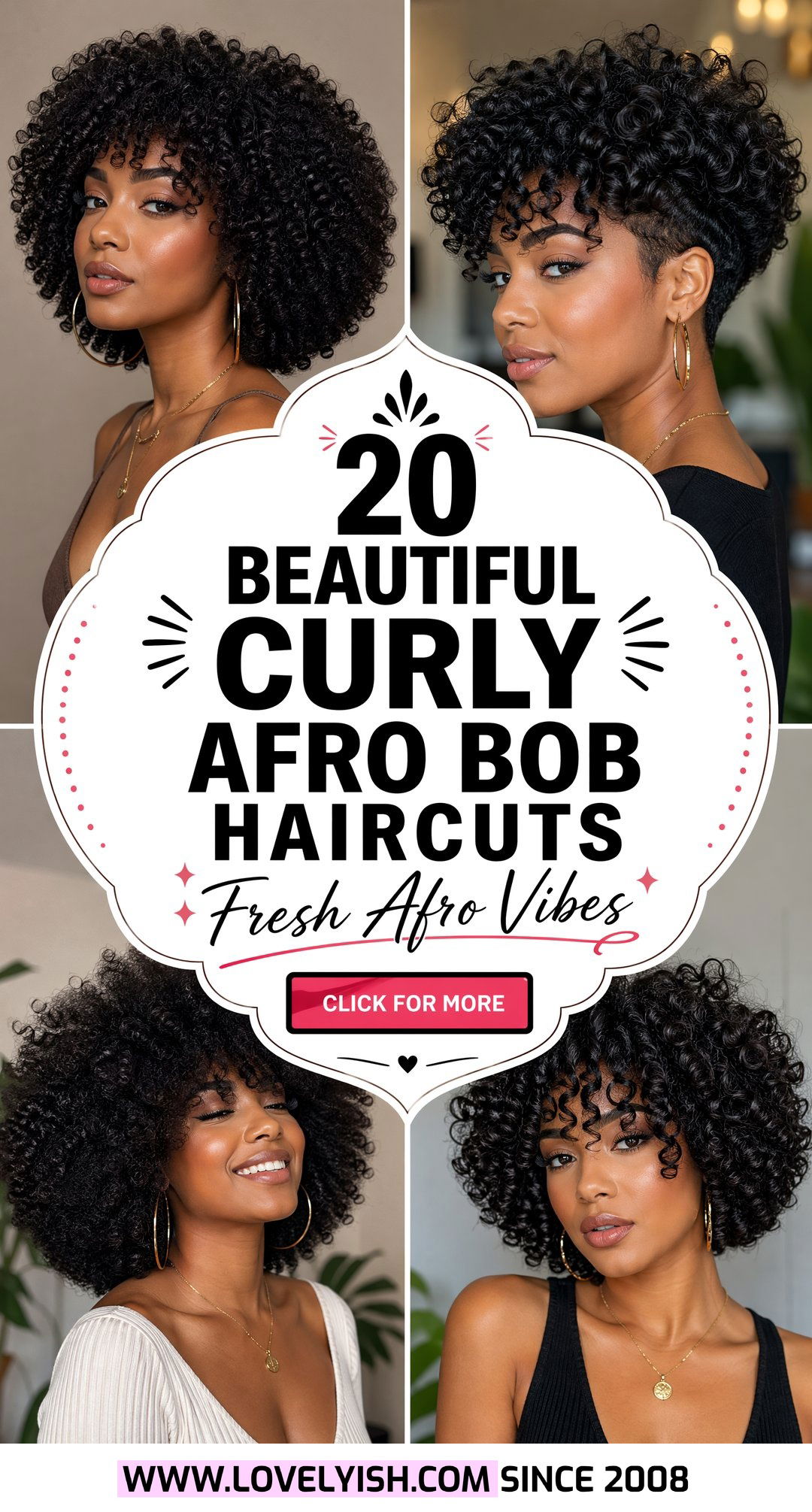 20 Beautiful Curly Afro Bob Haircut Ideas for a Fresh Look - 20 Beautiful Curly Afro Bob Haircut Ideas for a Fresh Look