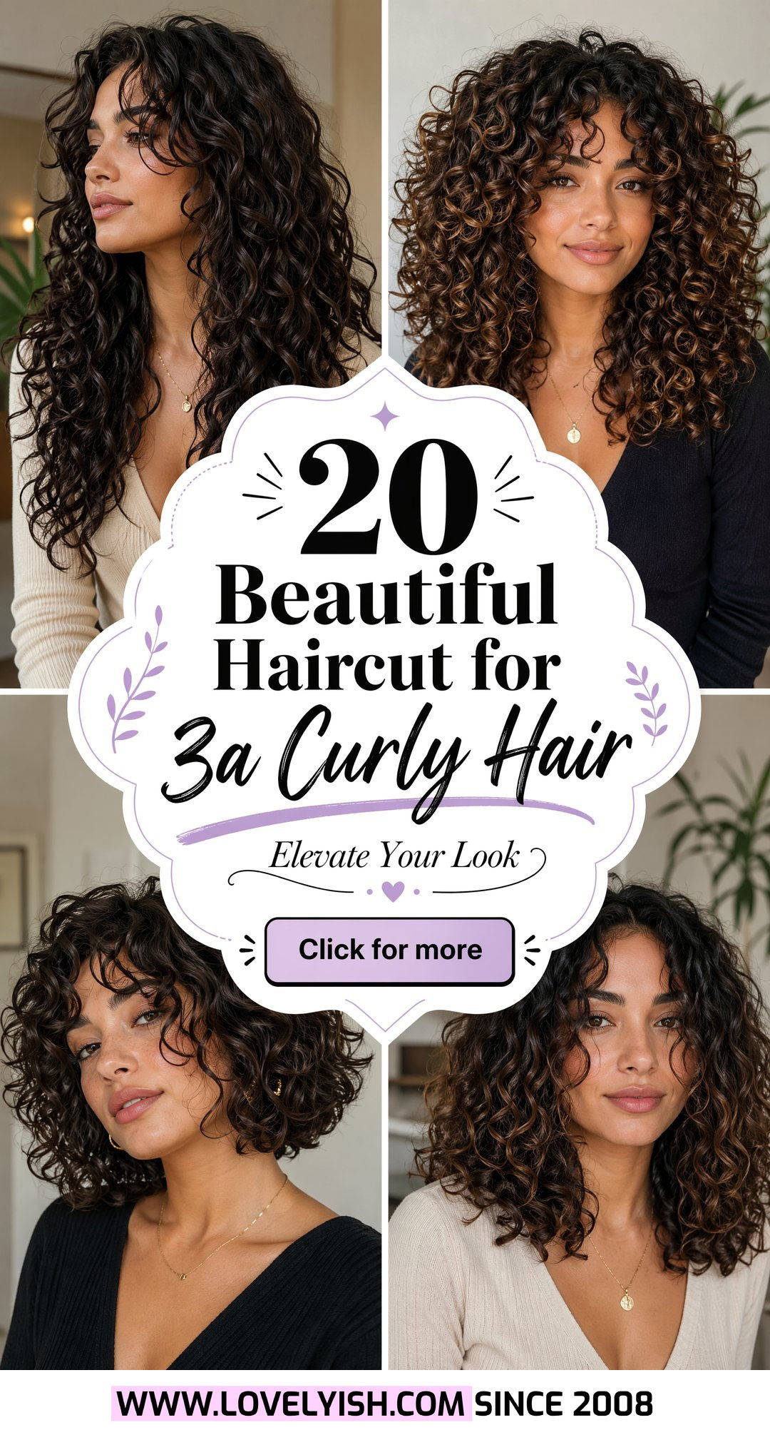 20 Beautiful Haircut for 3a Curly Hair to Elevate Your Look - 20 Beautiful Haircut for 3a Curly Hair to Elevate Your Look