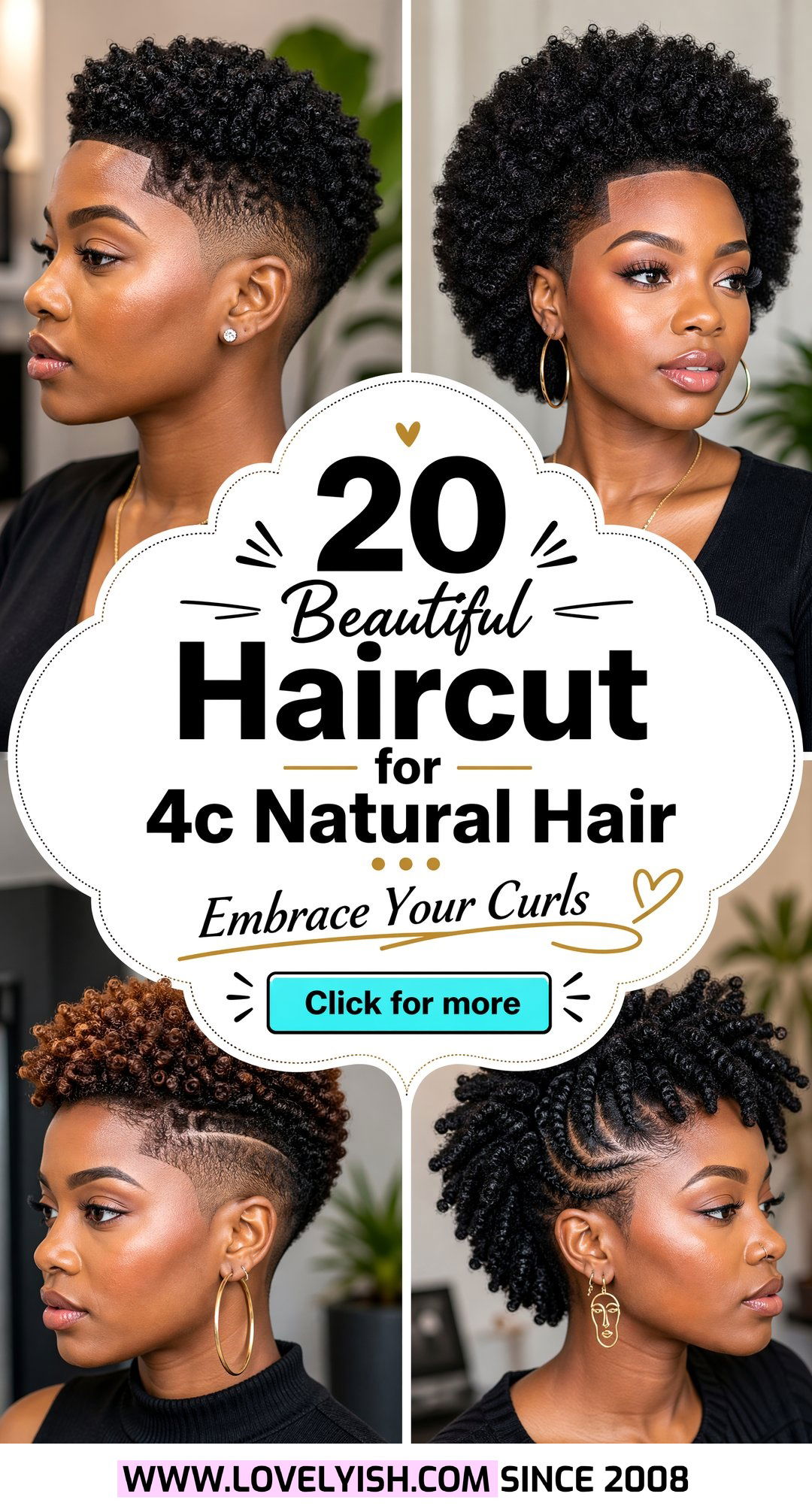 20 Beautiful Haircut for 4c Natural Hair to Embrace Curls - 20 Beautiful Haircut for 4c Natural Hair to Embrace Curls