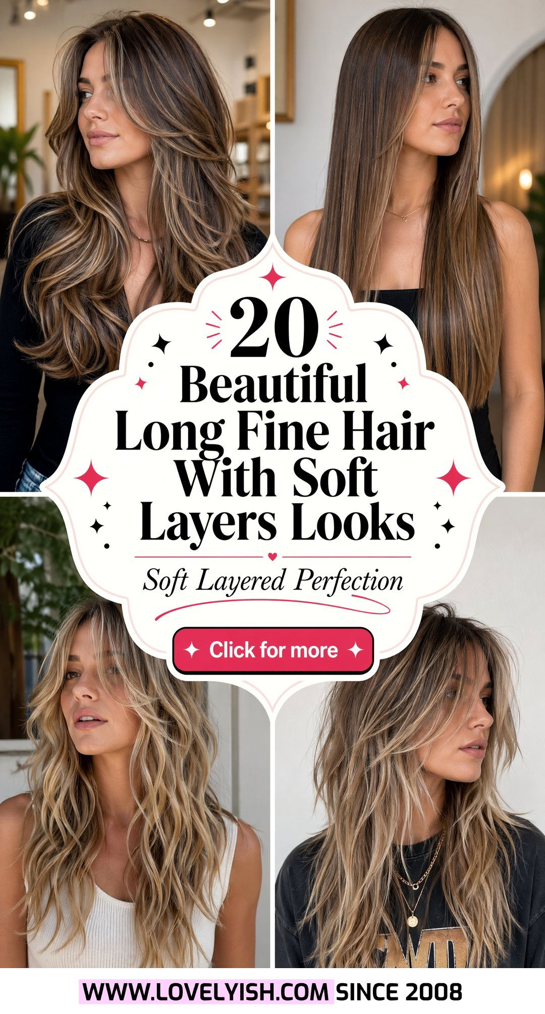 20 Beautiful Long Fine Hair With Soft Layers Looks to Copy - 20 Beautiful Long Fine Hair With Soft Layers Looks to Copy