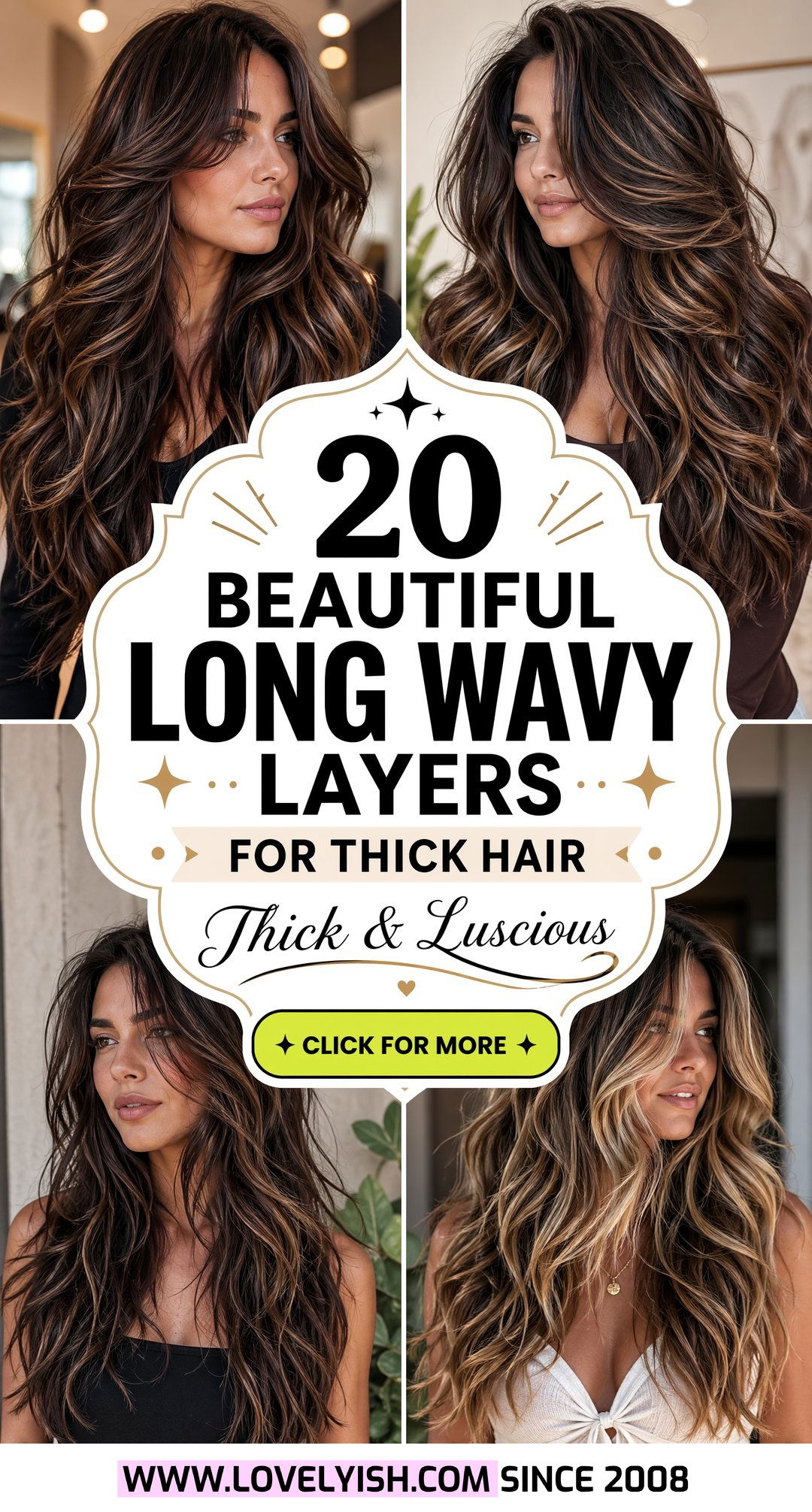 20 Beautiful Long Wavy Layers for Thick Hair to Rock Now - 20 Beautiful Long Wavy Layers for Thick Hair to Rock Now
