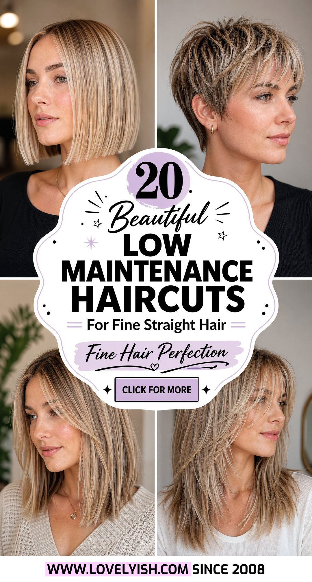 20 Beautiful Low Maintenance Haircuts for Fine Straight Hair - 20 Beautiful Low Maintenance Haircuts for Fine Straight Hair