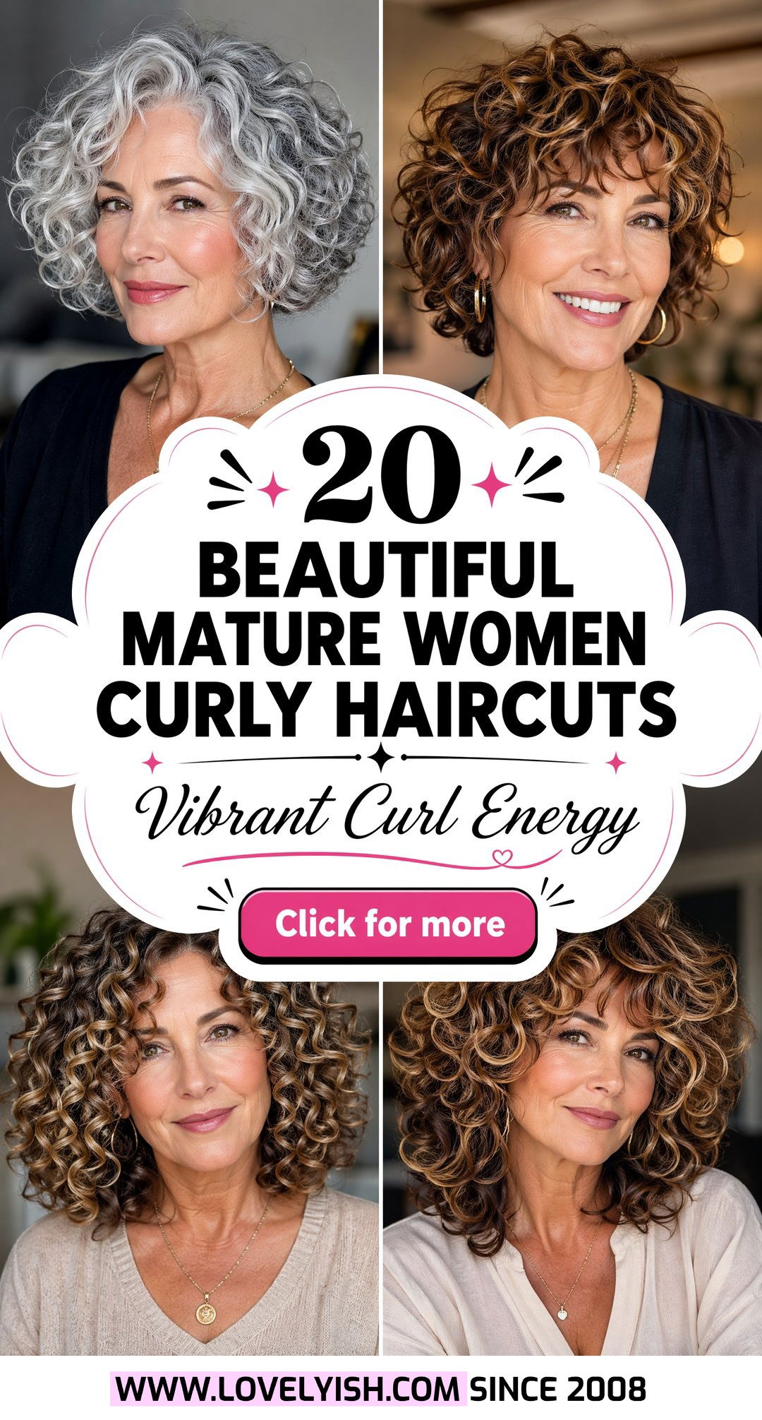 20 Beautiful Mature Women Curly Haircut Ideas for Vibrant Style - 20 Beautiful Mature Women Curly Haircut Ideas for Vibrant Style