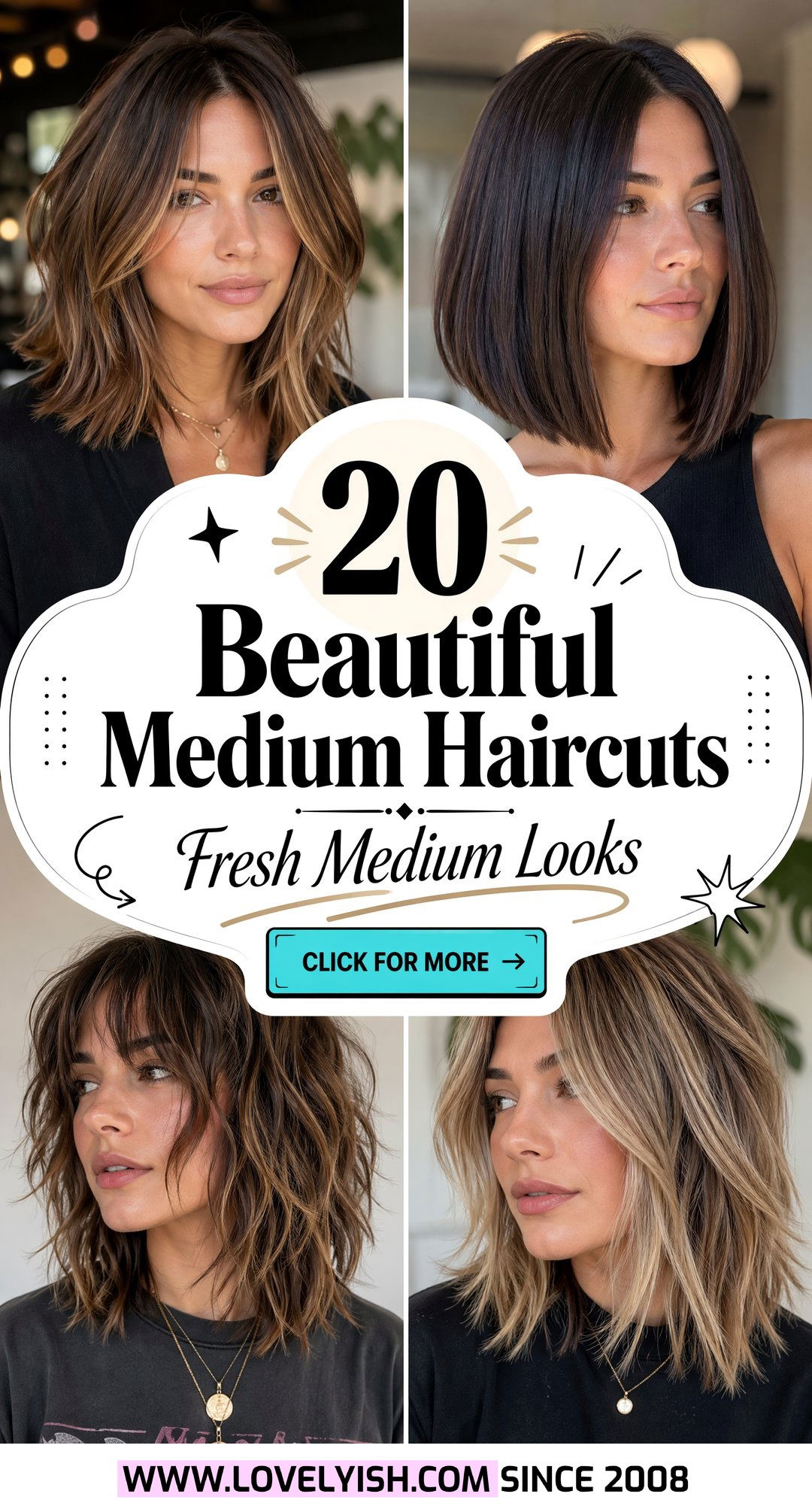 20 Beautiful Medium Haircut Ideas For Women To Try Today - 20 Beautiful Medium Haircut Ideas For Women To Try Today