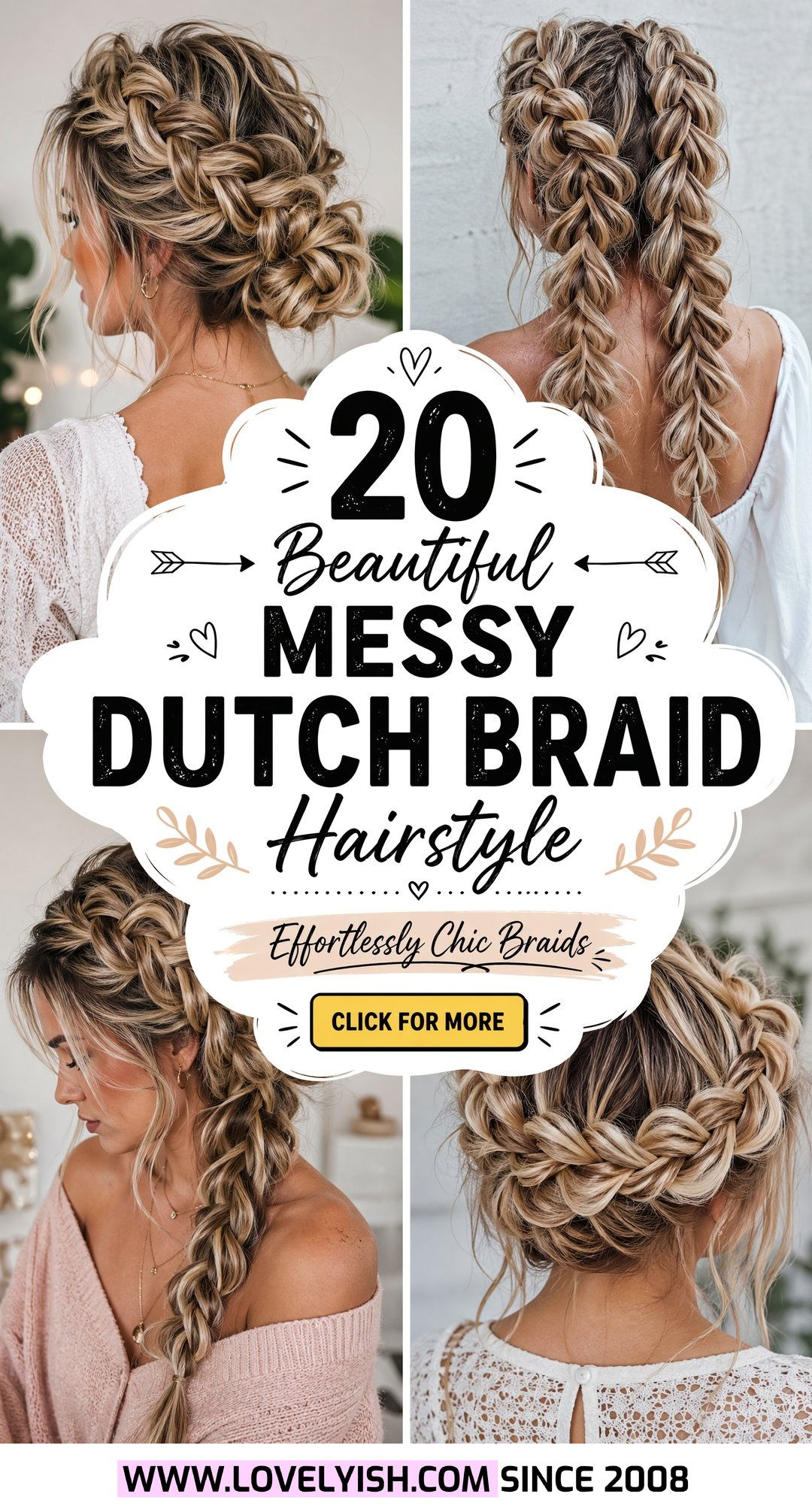 20 Beautiful Messy Dutch Braid Hairstyle Looks for Any Occasion - 20 Beautiful Messy Dutch Braid Hairstyle Looks for Any Occasion
