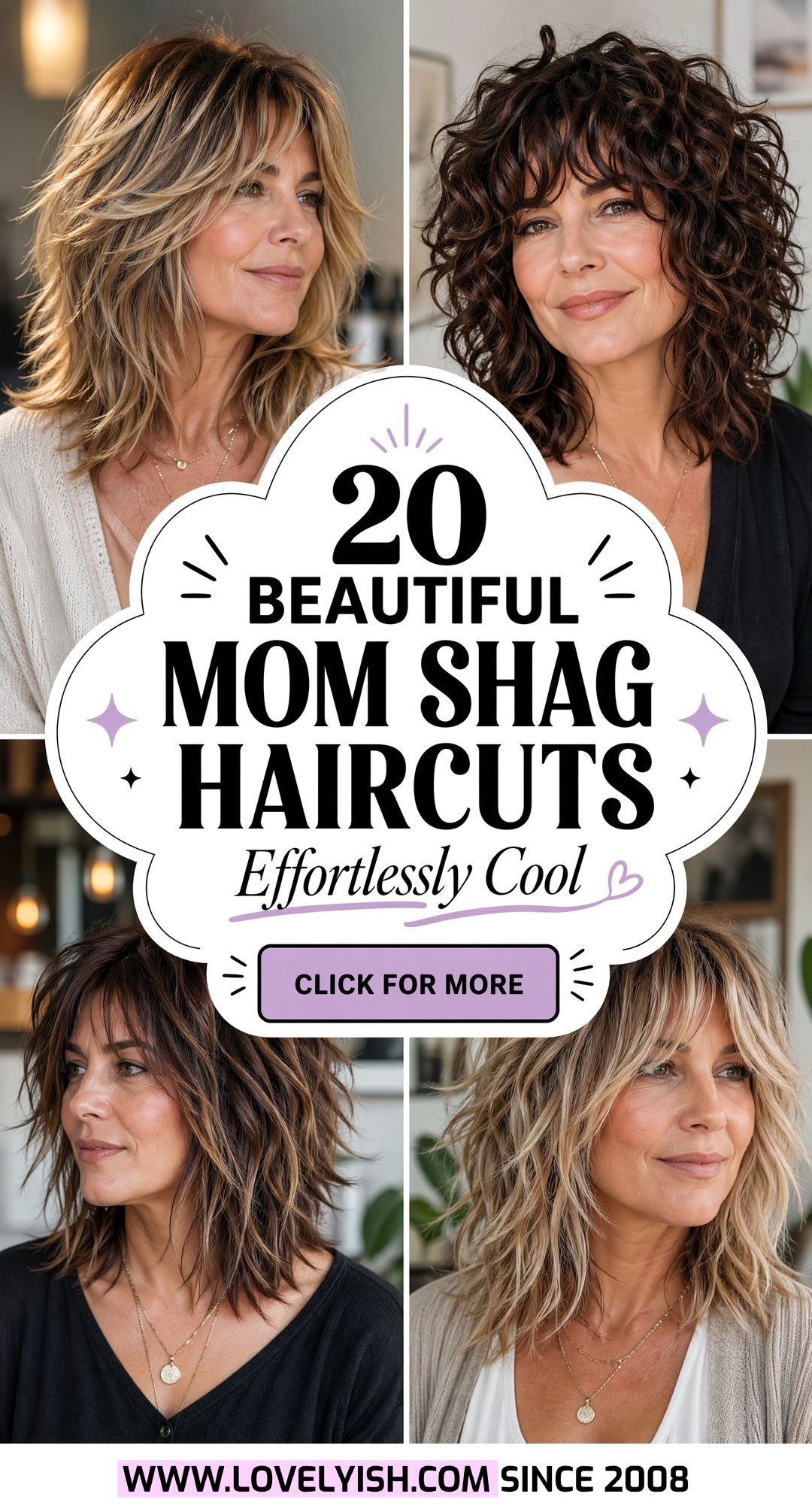 20 Beautiful Mom Shag Haircut Ideas For Medium Length Hair - 20 Beautiful Mom Shag Haircut Ideas For Medium Length Hair