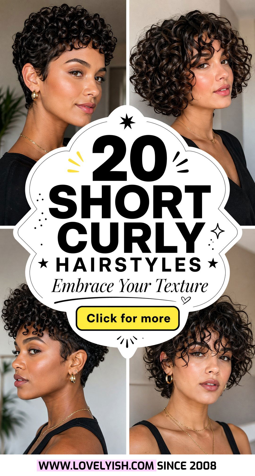 20 Beautiful Short Curly Hairstyles to Embrace Your Texture - 20 Beautiful Short Curly Hairstyles to Embrace Your Texture