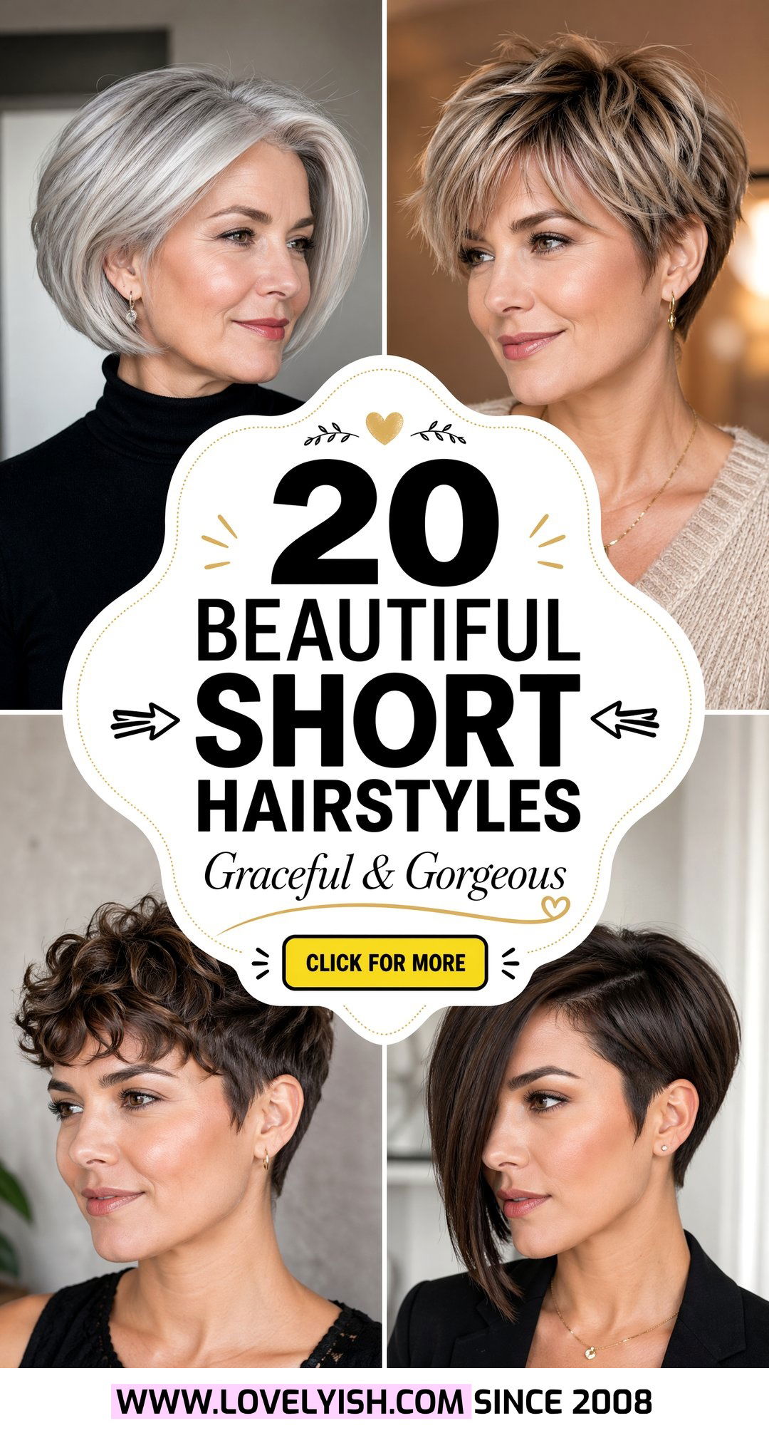 20 Beautiful Short Hairstyles for Women Over 60 to Try - 20 Beautiful Short Hairstyles for Women Over 60 to Try