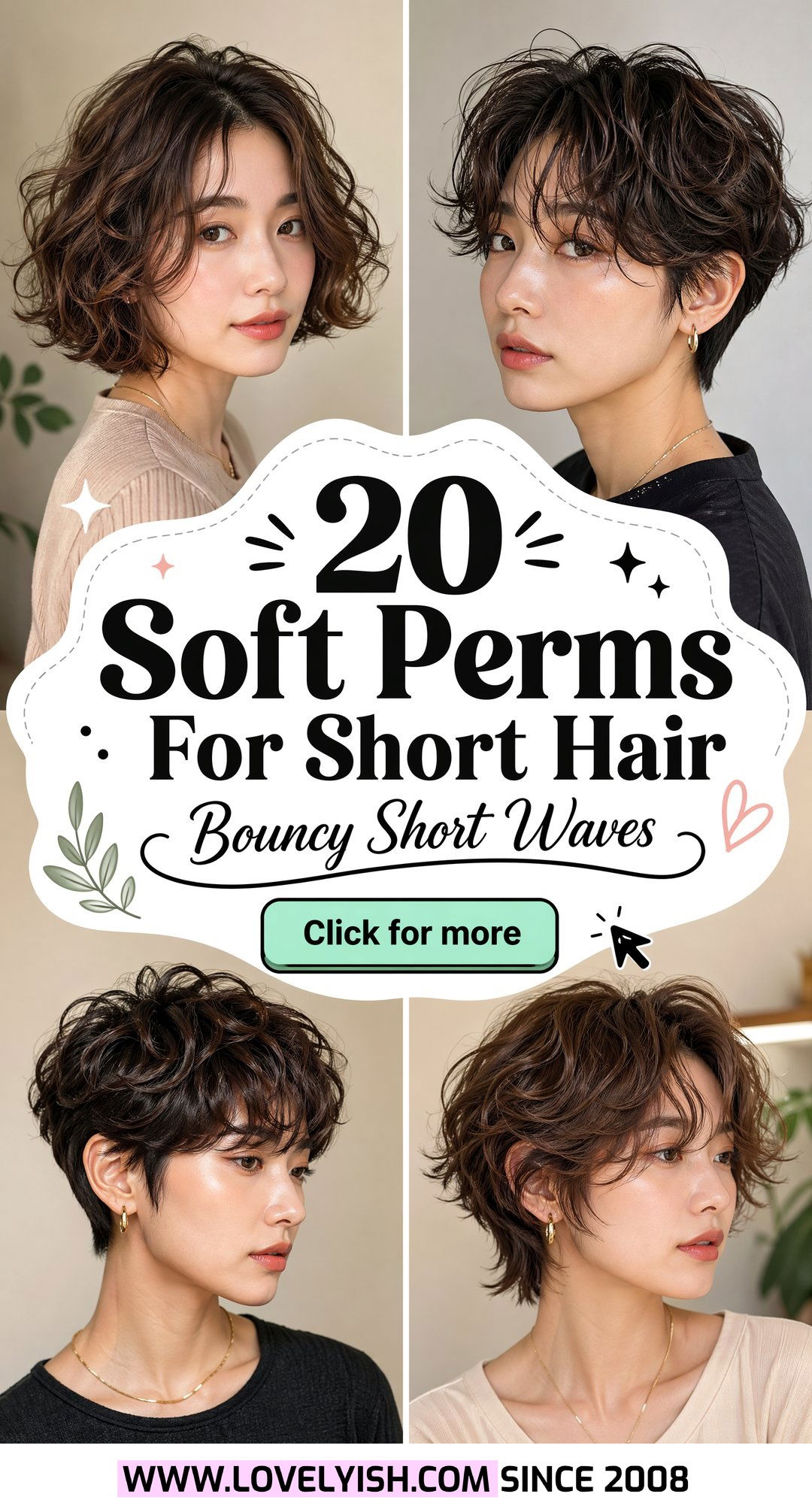 20 Beautiful Soft Perm For Short Hair Ideas To Try Now - 20 Beautiful Soft Perm For Short Hair Ideas To Try Now