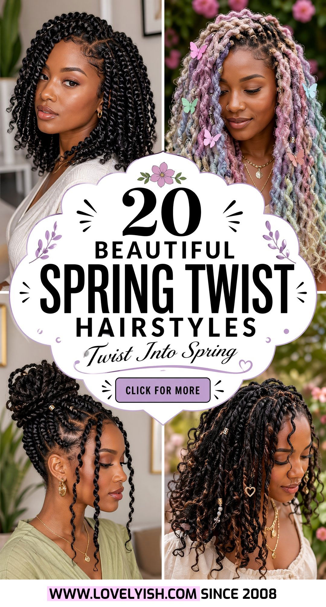 20 Beautiful Spring Twist Hairstyles for a Gorgeous Look - 20 Beautiful Spring Twist Hairstyles for a Gorgeous Look
