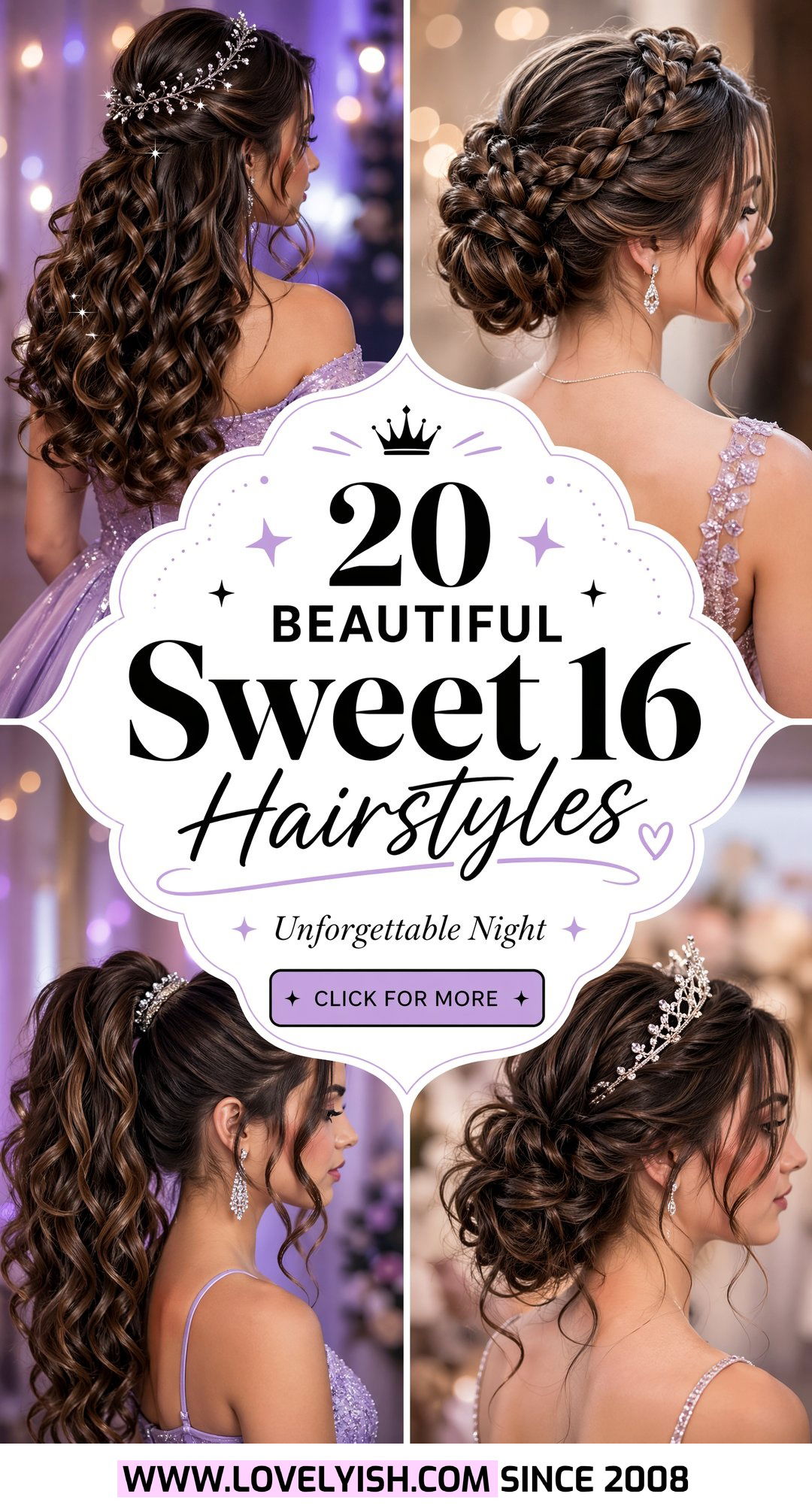 20 Beautiful Sweet 16 Hairstyles for an Unforgettable Night - 20 Beautiful Sweet 16 Hairstyles for an Unforgettable Night