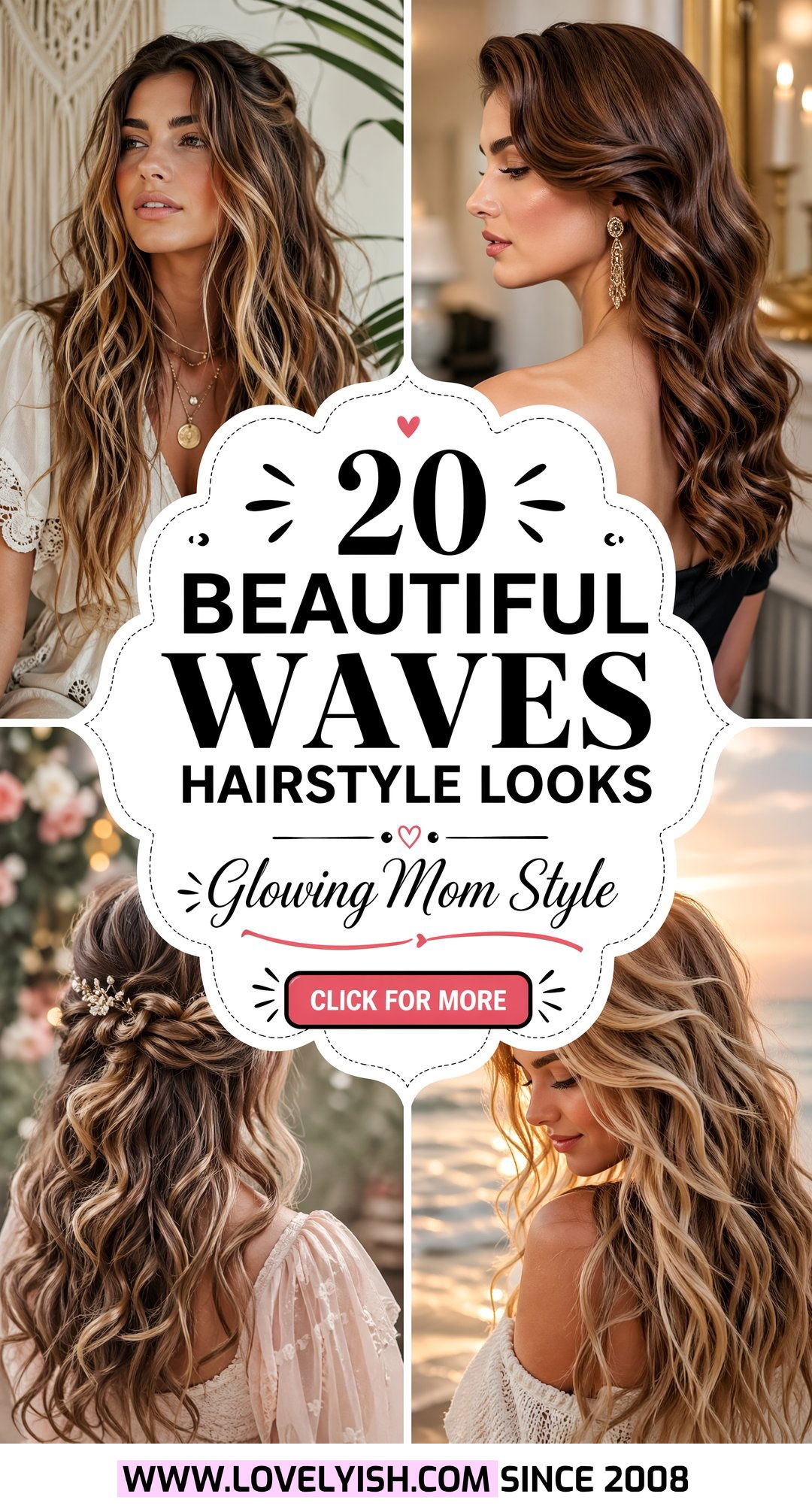 20 Beautiful Waves Hairstyle Looks for Your Maternity Shoot - 20 Beautiful Waves Hairstyle Looks for Your Maternity Shoot