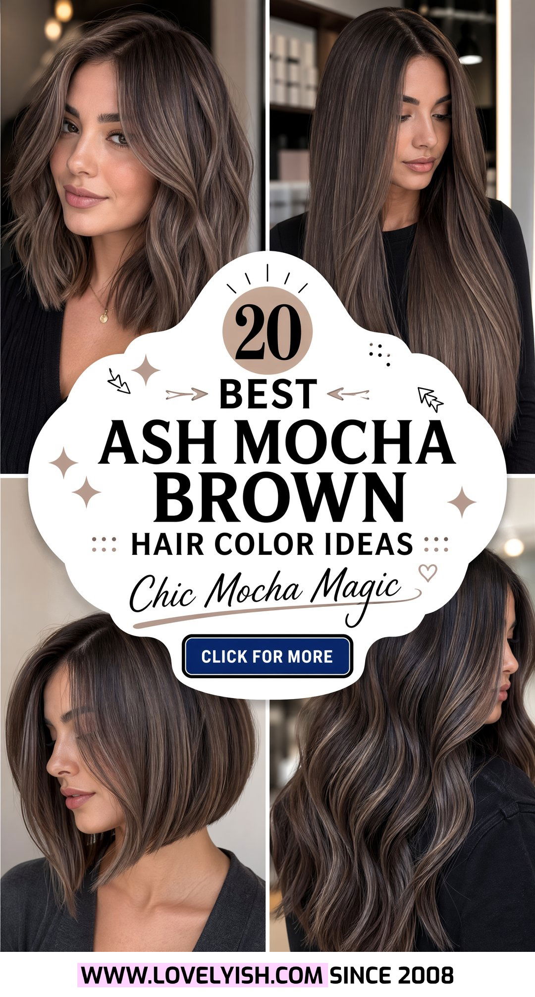 20 Best Ash Mocha Brown Hair Color Ideas for a Chic Look - 20 Best Ash Mocha Brown Hair Color Ideas for a Chic Look