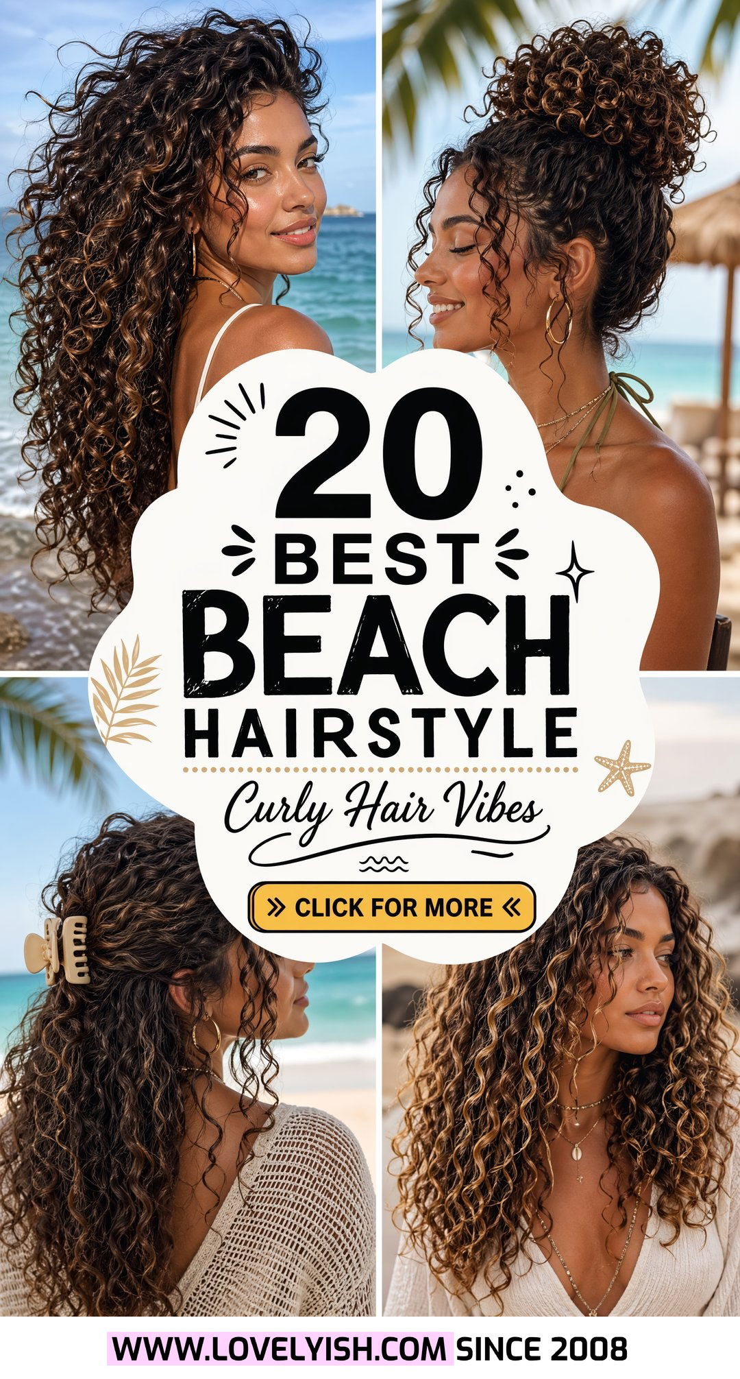 20 Best Beach Hairstyle for Long Curly Hair Looks to Try - 20 Best Beach Hairstyle for Long Curly Hair Looks to Try