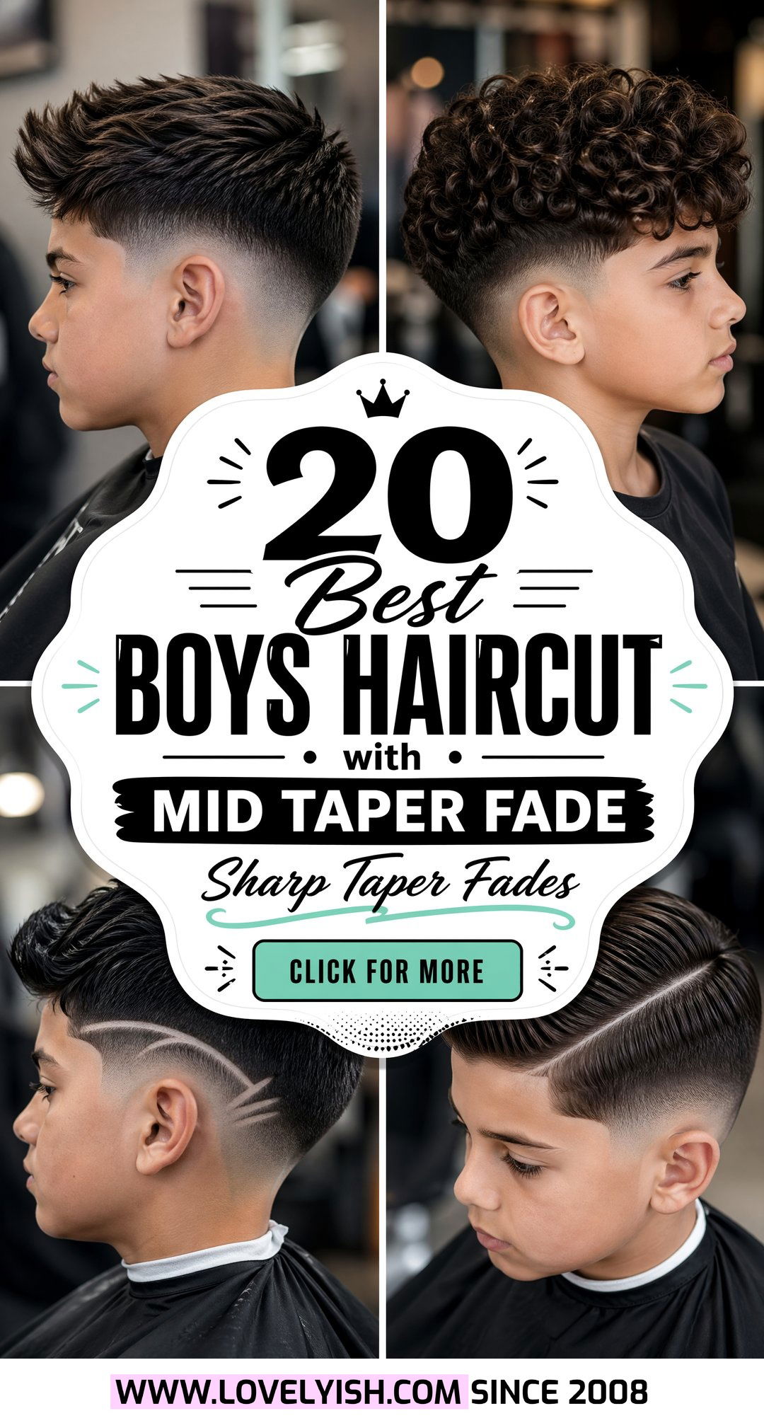 20 Best Boys Haircut with Mid Taper Fade Stylish Looks - 20 Best Boys Haircut with Mid Taper Fade: Stylish Looks