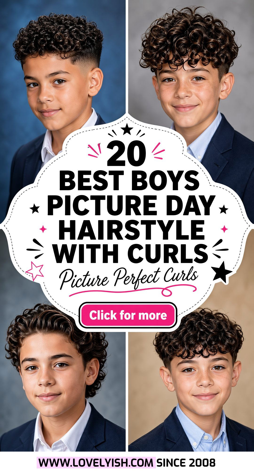 20 Best Boys Picture Day Hairstyle With Curls For School - 20 Best Boys Picture Day Hairstyle With Curls For School