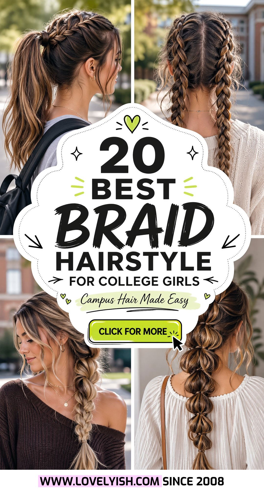 20 Best Braid Hairstyle For College Girls You Must Try Now - 20 Best Braid Hairstyle For College Girls You Must Try Now