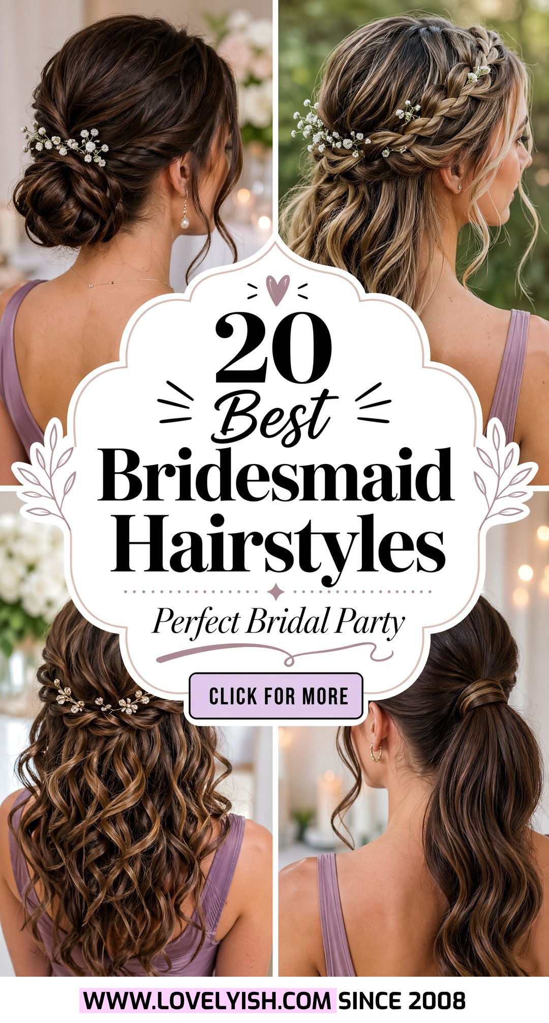 20 Best Bridesmaid Hairstyle Ideas for the Perfect Bridal Party - 20 Best Bridesmaid Hairstyle Ideas for the Perfect Bridal Party