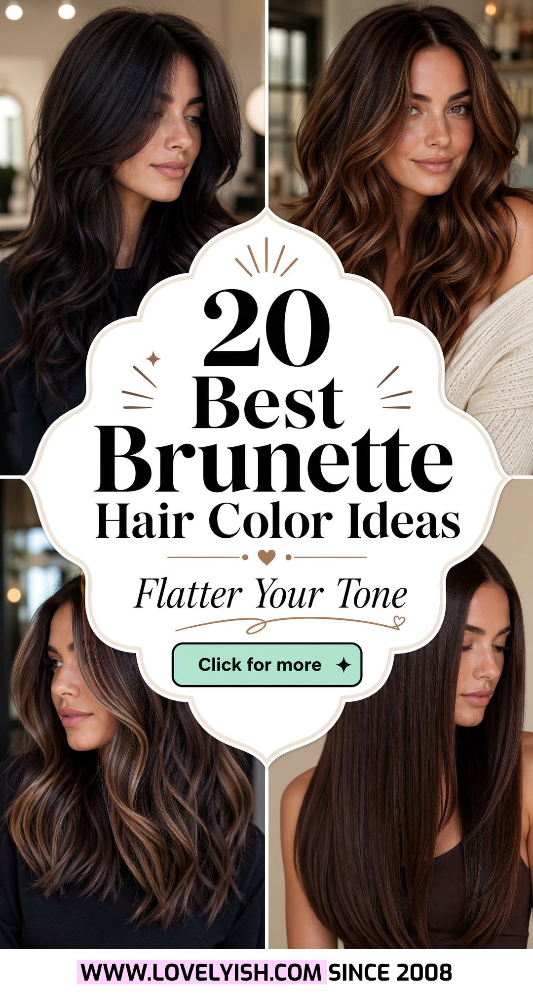20 Best Brunette Hair Color For Fair Skin To Flatter Your Tone - 20 Best Brunette Hair Color For Fair Skin To Flatter Your Tone
