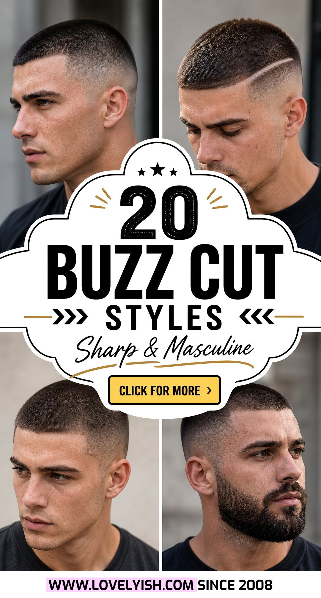 20 Best Buzz Cut Styles for Men With a Round Face Shape - 20 Best Buzz Cut Styles for Men With a Round Face Shape
