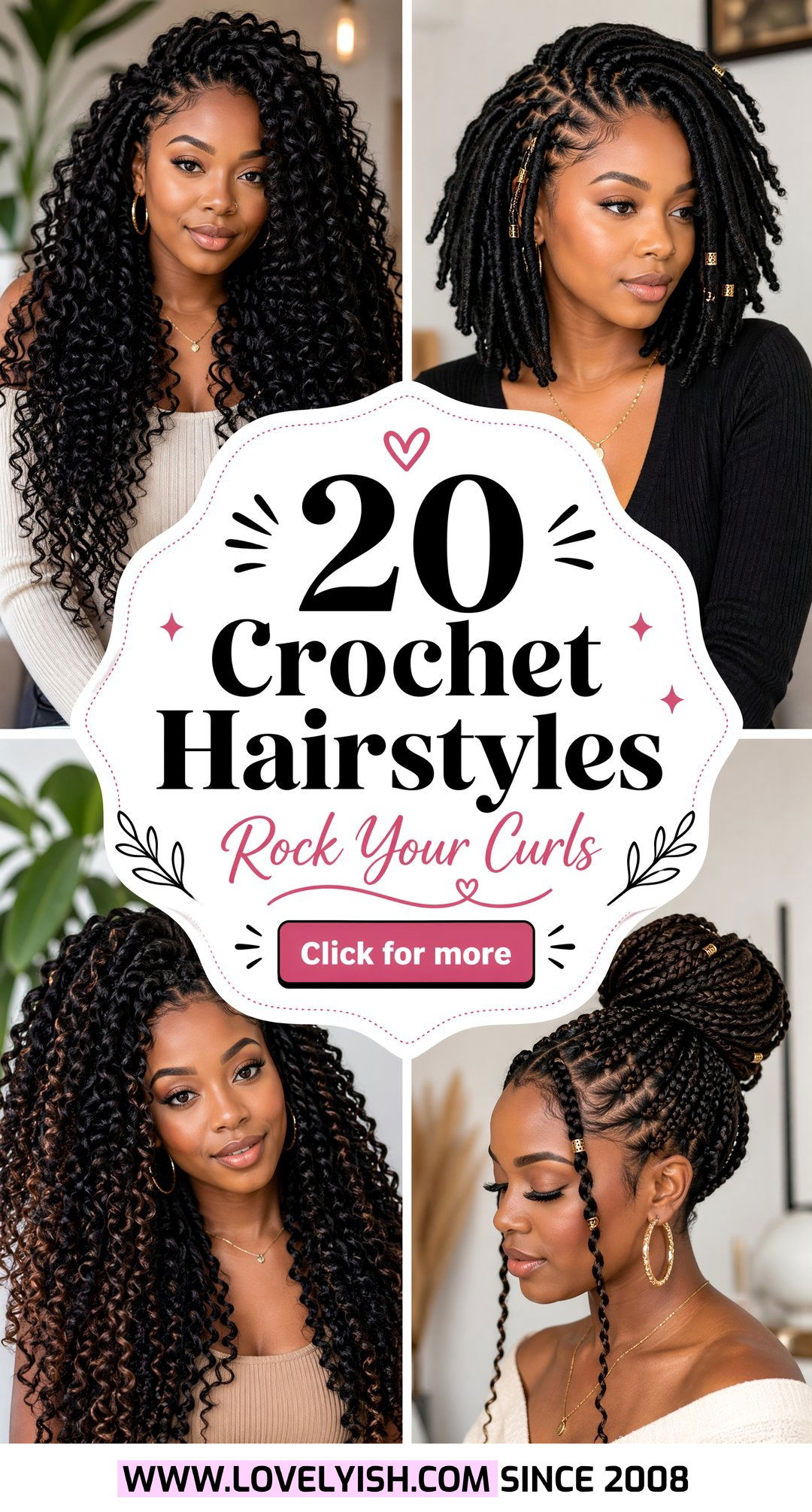 20 Best Crochet Hairstyles for Black Women to Rock Now - 20 Best Crochet Hairstyles for Black Women to Rock Now