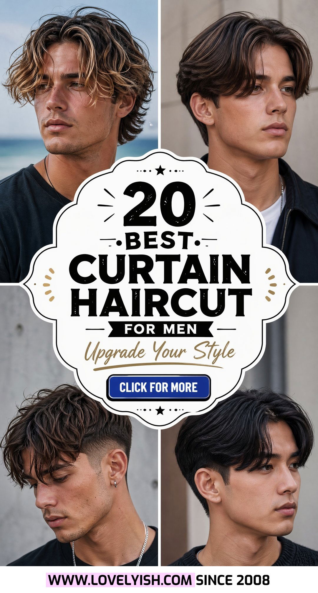 20 Best Curtain Haircut for Men Styles to Upgrade Your Look - 20 Best Curtain Haircut for Men Styles to Upgrade Your Look