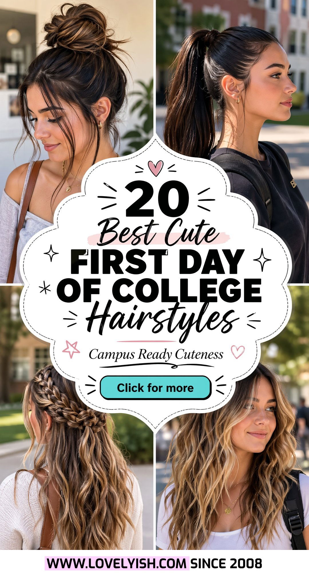 20 Best Cute First Day Of College Hairstyle Ideas For Girls - 20 Best Cute First Day Of College Hairstyle Ideas For Girls